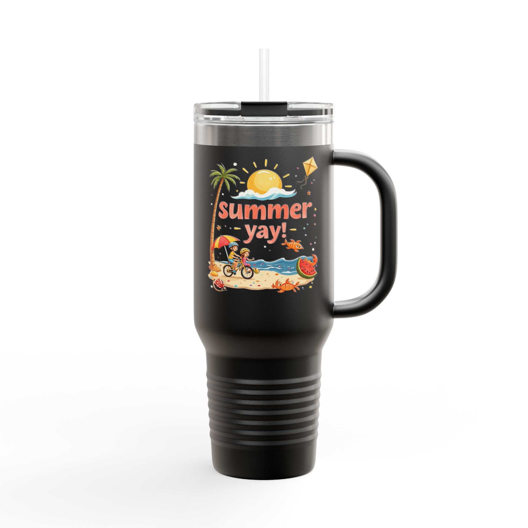 Summer Yay! Insulated Travel Mug, 40oz