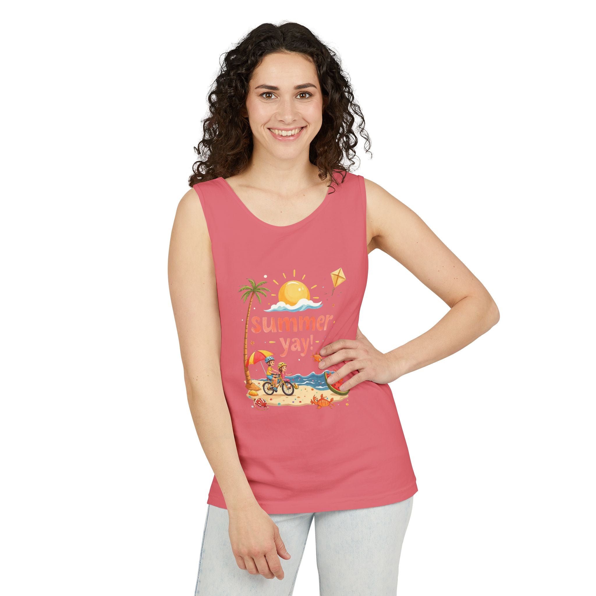 Summer Yay! Unisex Tank Top