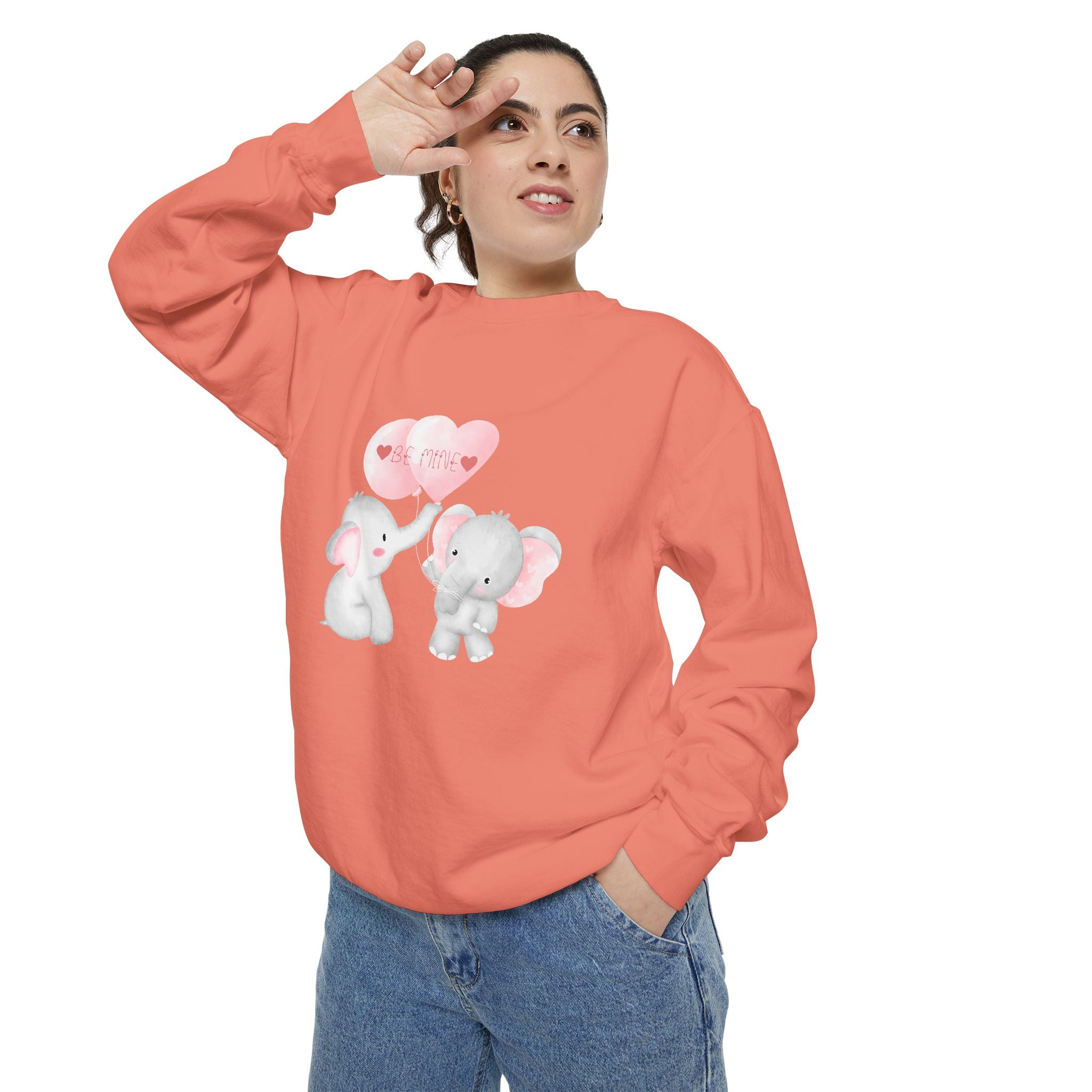 Be Mine Love Unisex Garment-Dyed Sweatshirt