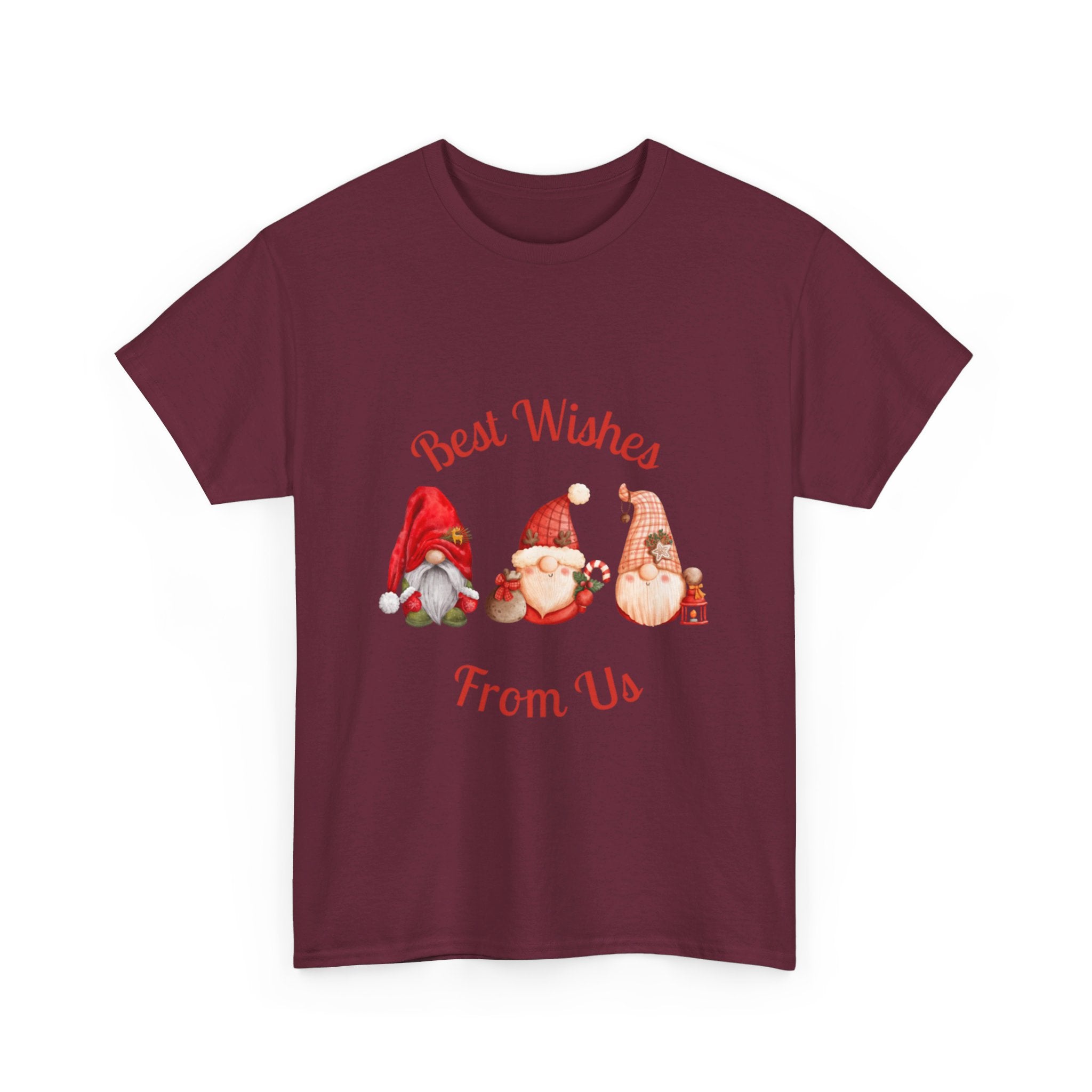 Gnome Best Wishes Unisex Heavy Cotton Tee