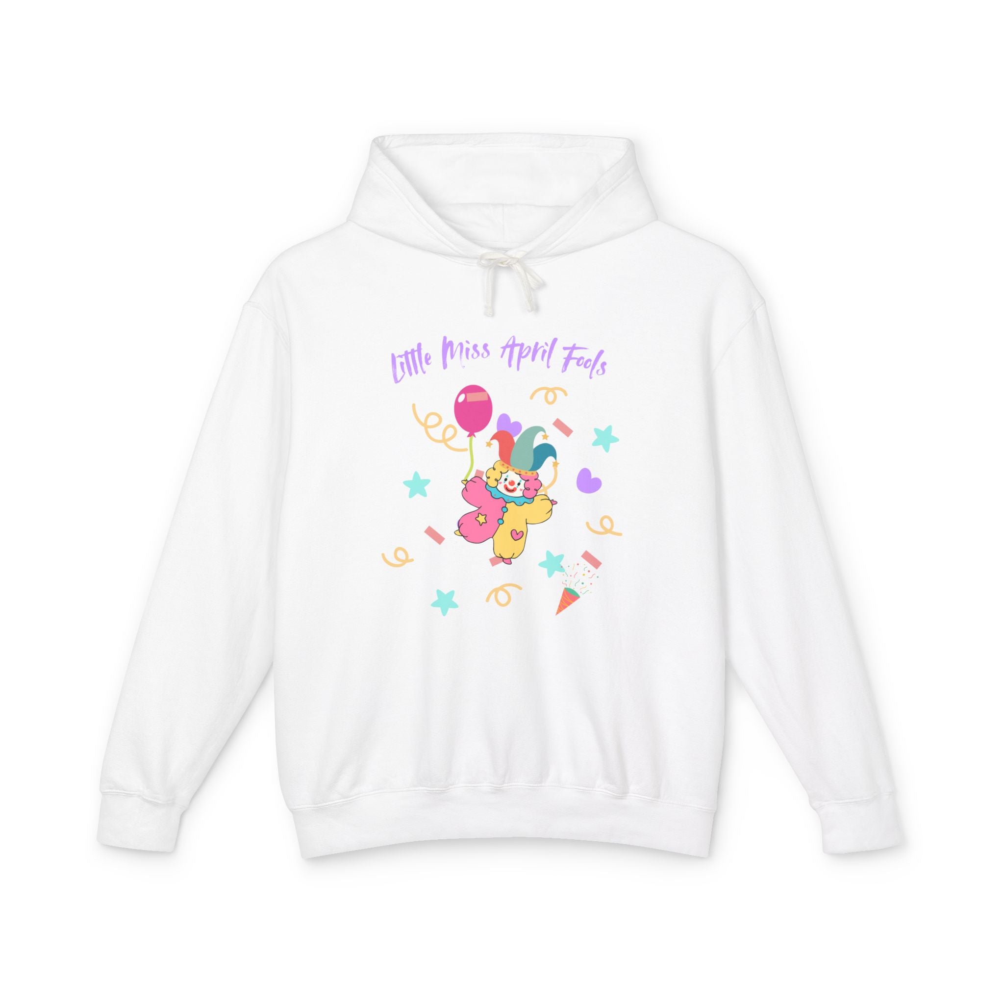 Little Miss April Fool's Day Unisex Lightweight Hooded Sweatshirt