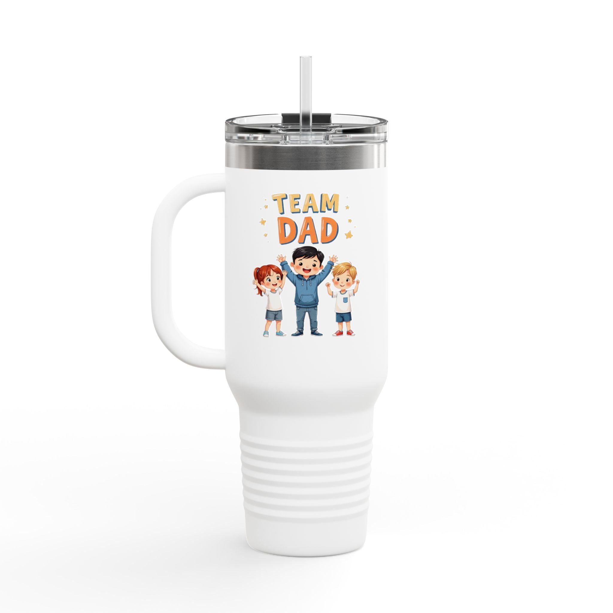 Team Dad Insulated Travel Mug, 40oz