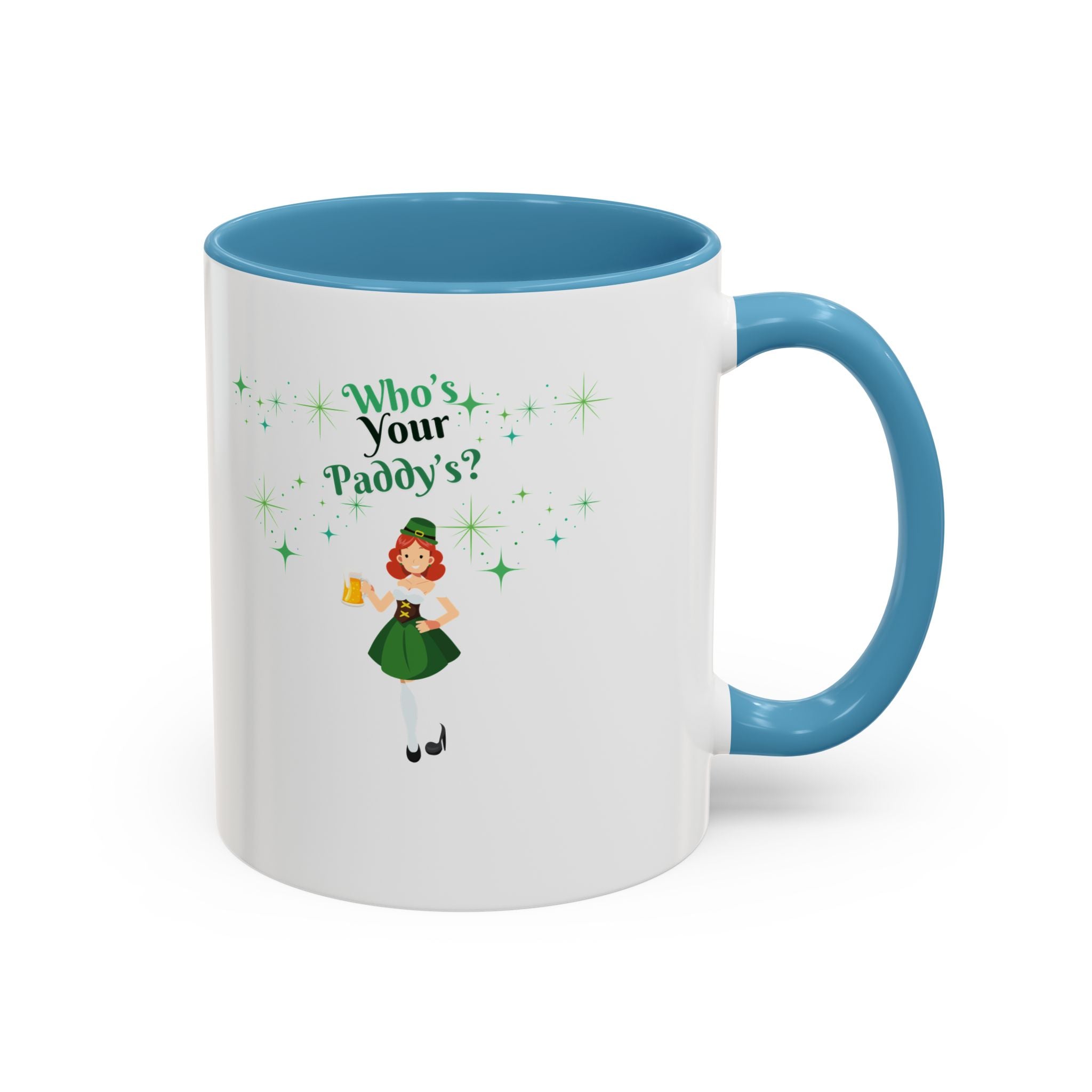 Who's Your Paddy's? Accent Coffee Mug