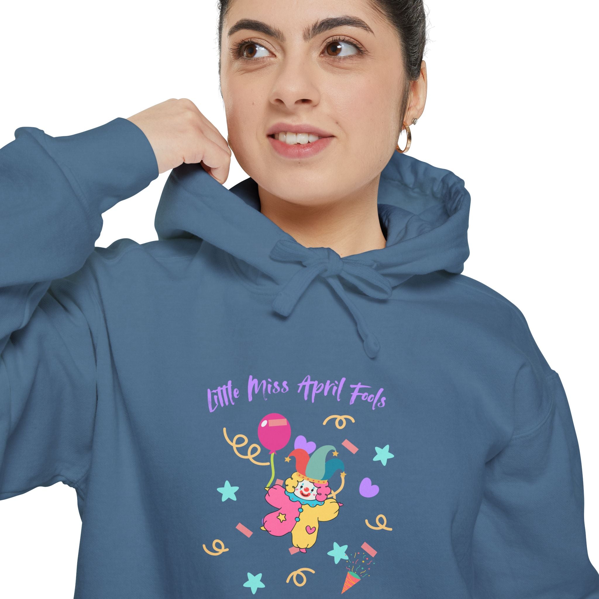 Little Miss April Fool's Day Fun Graphic Unisex Hoodie