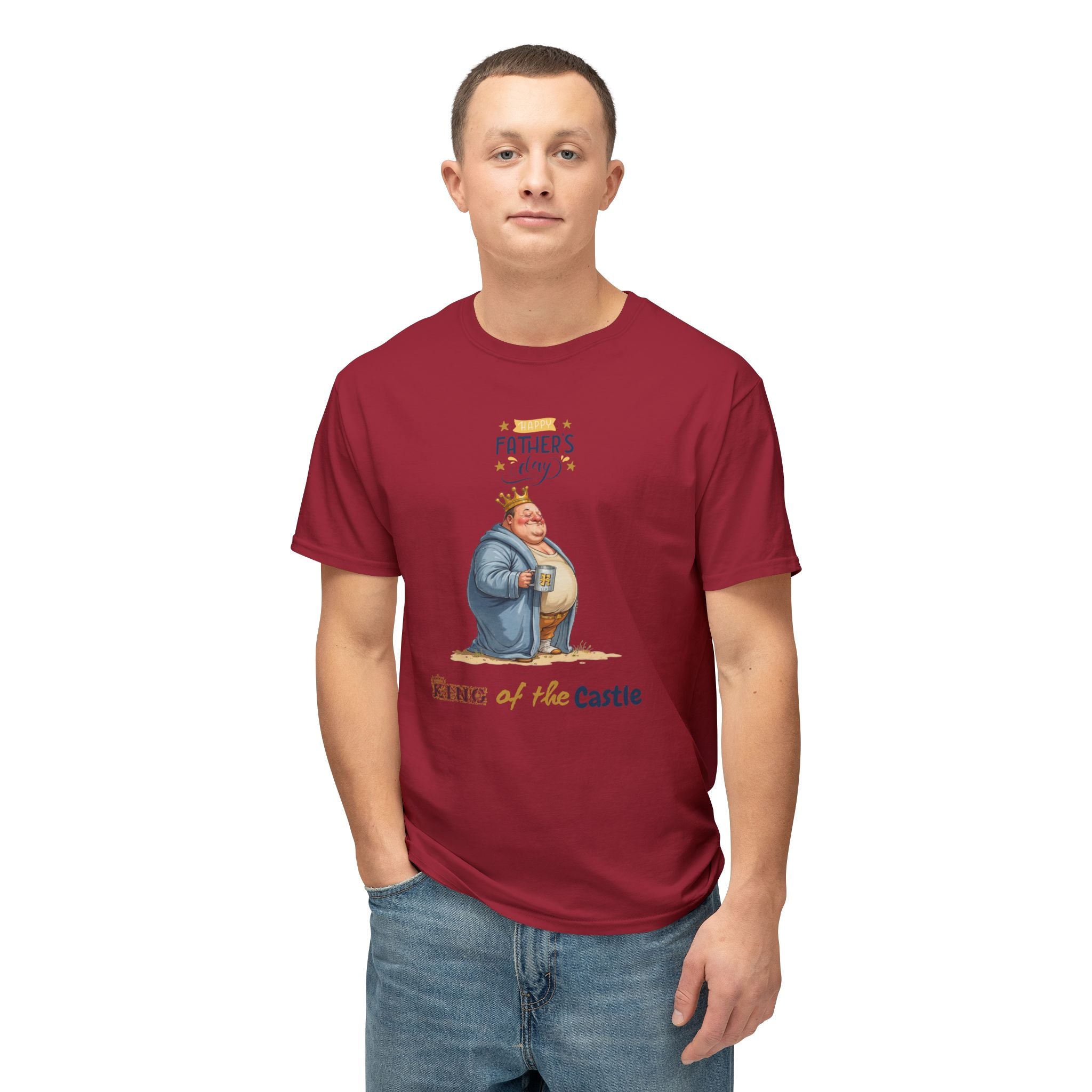 Father's Day King of the Castle T-Shirt Unisex Casual Tee