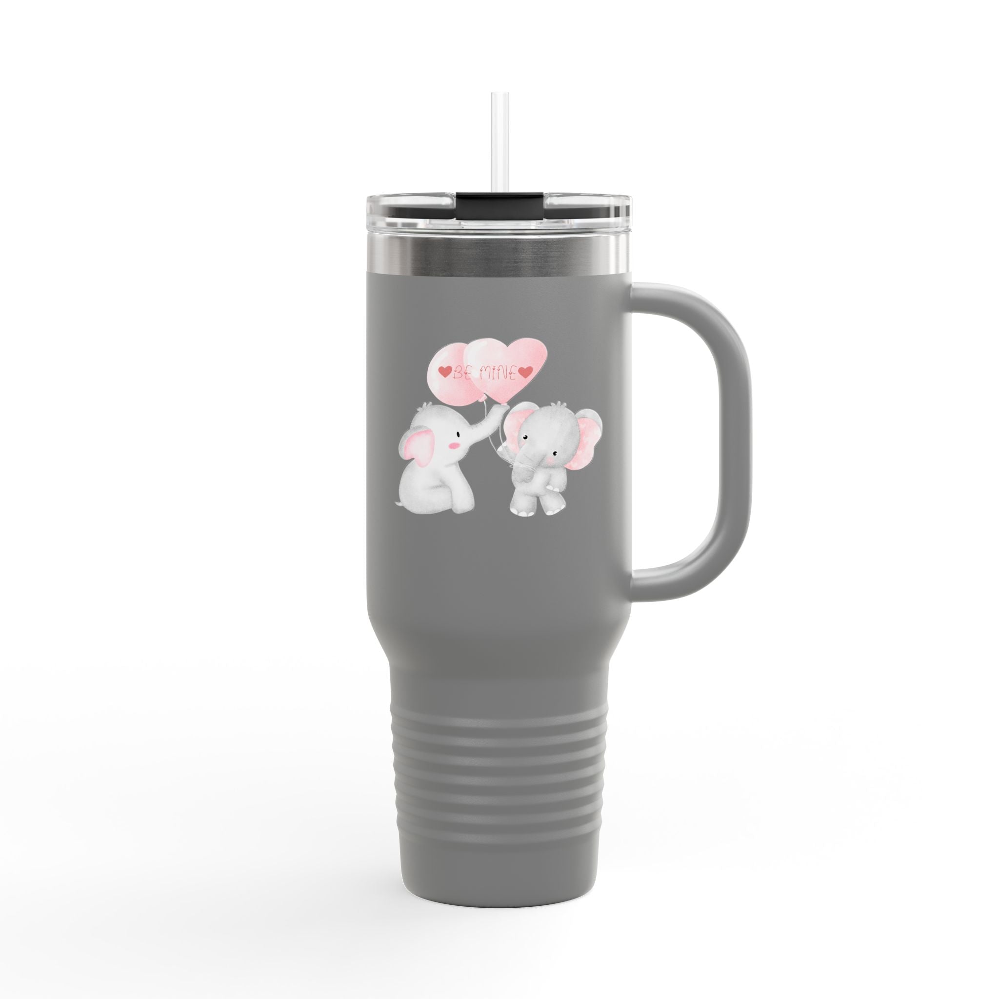 Be Mine Love  Insulated Travel Mug - 40oz - Perfect for Kids & Animal Lovers