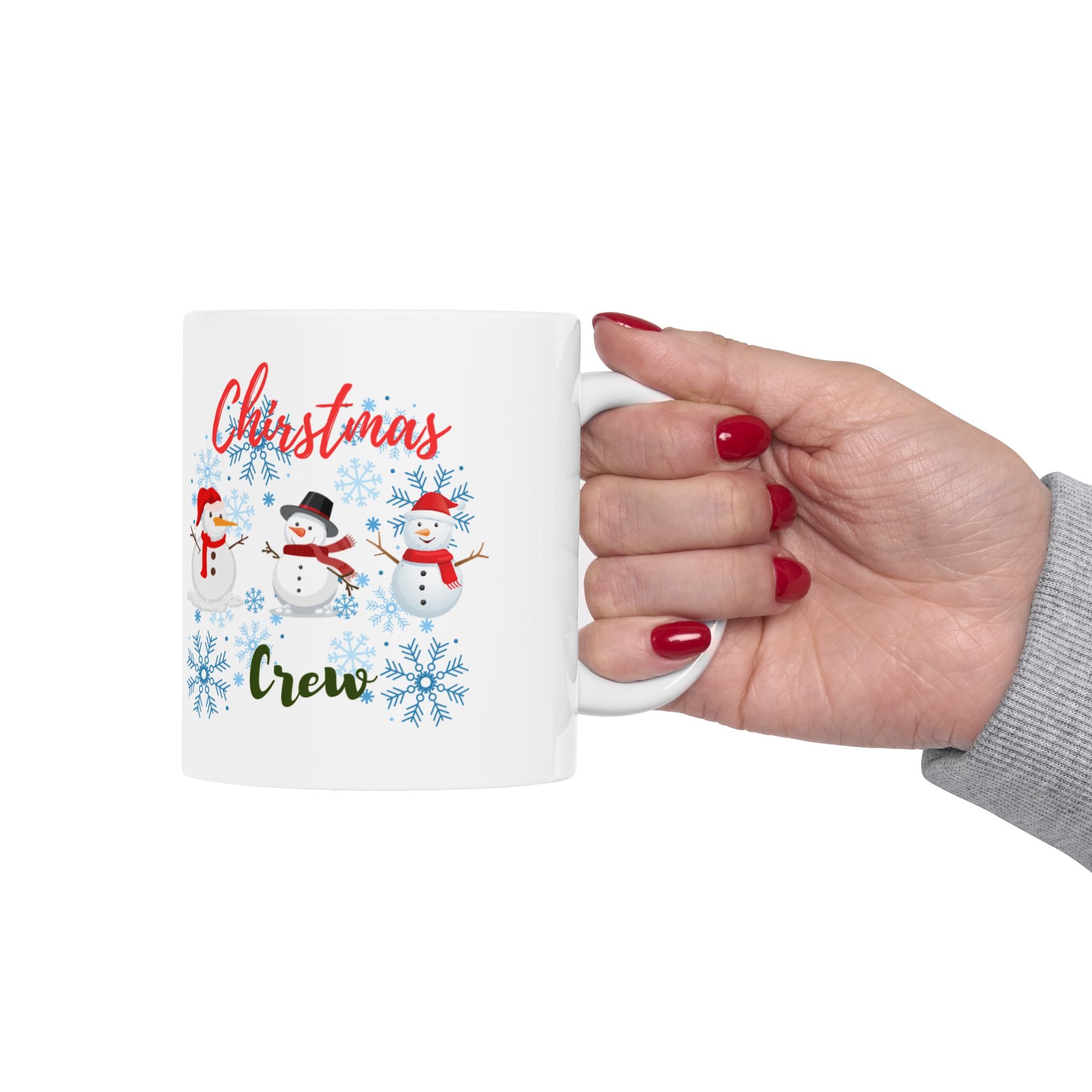Christmas Crew Ceramic Mug, (11oz, 15oz)