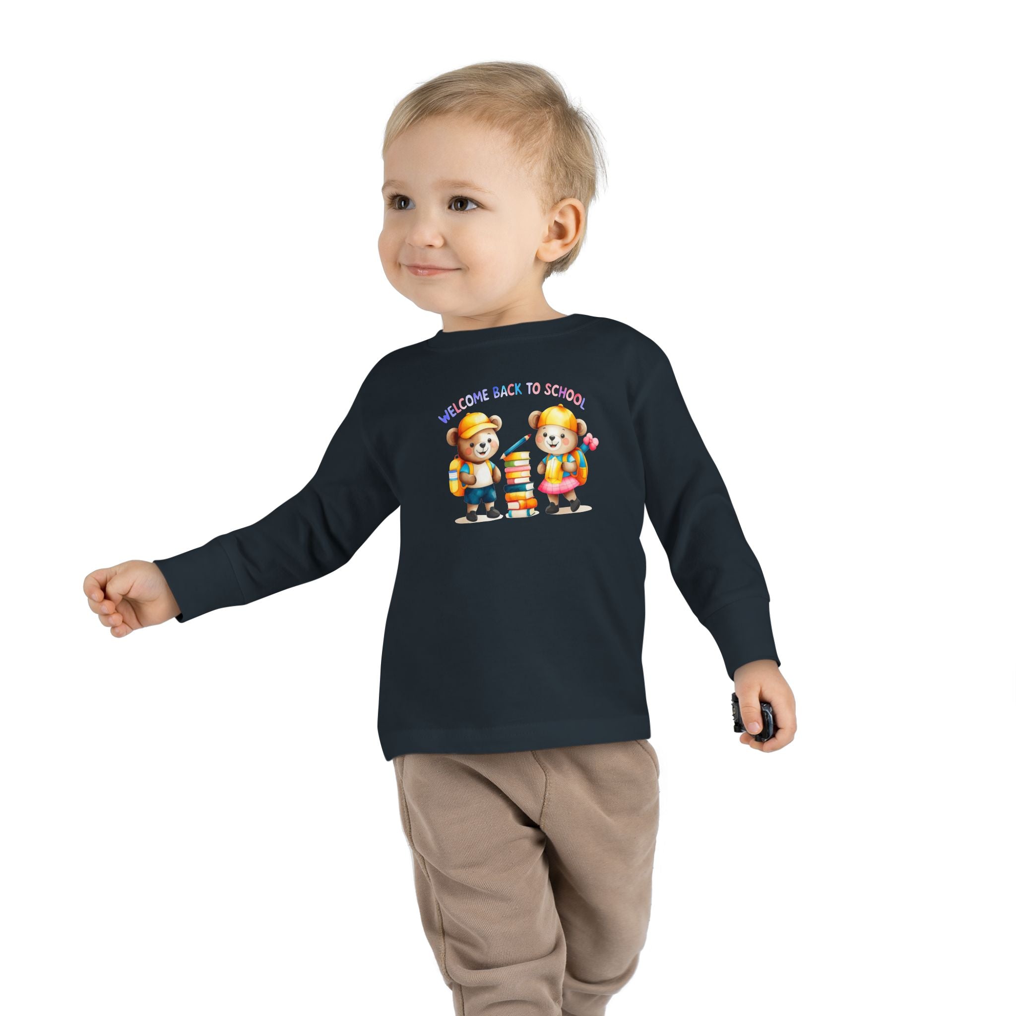 Welcome Back to School Toddler Long Sleeve Tee