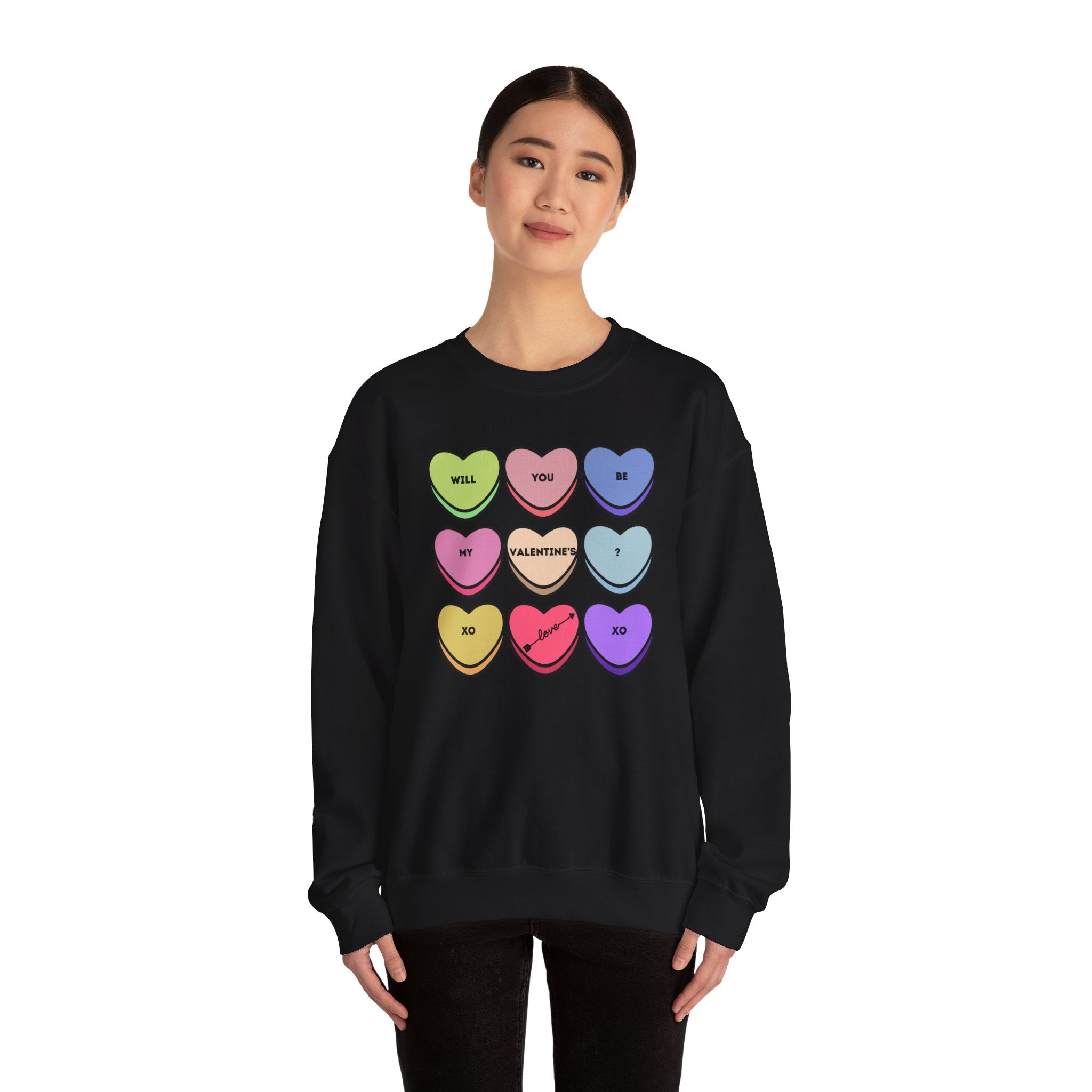 Will You Be My Valentine? Unisex Heavy Blend™ Crewneck Sweatshirt