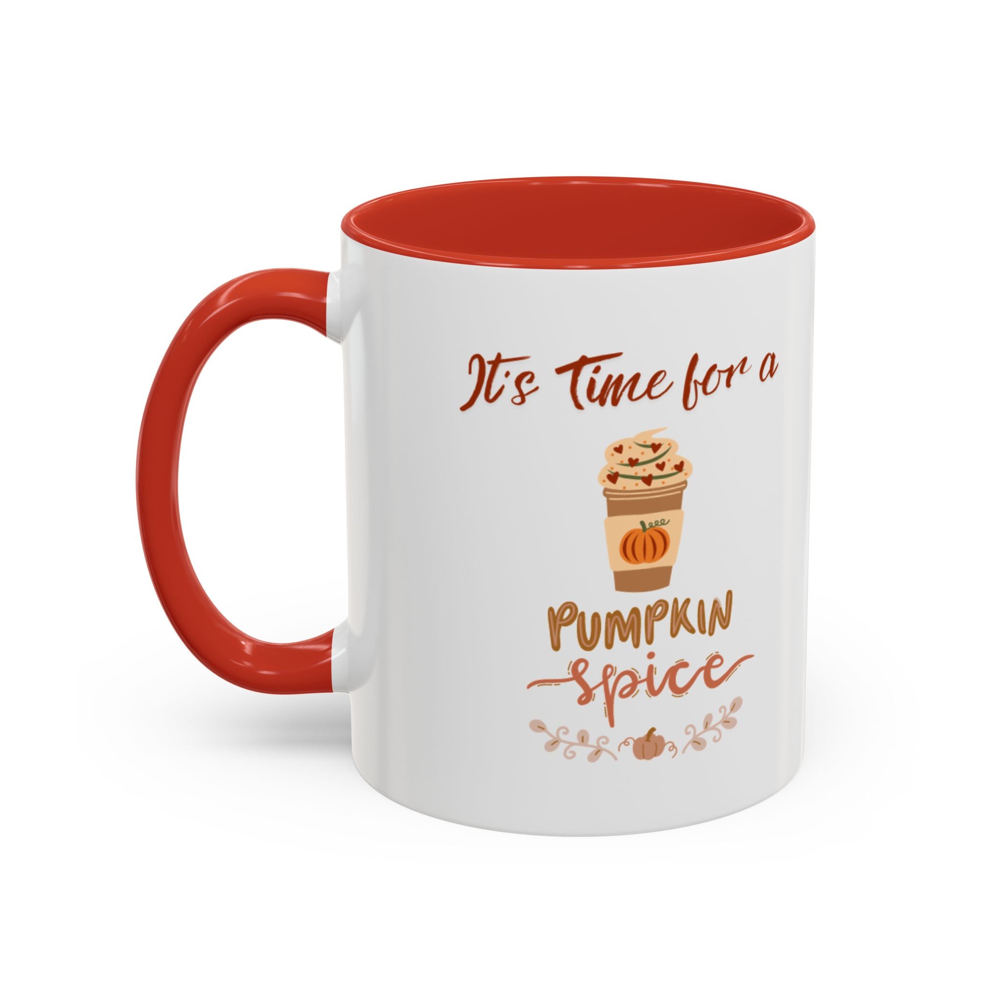 It's Time For A Pumpkin Spice Accent Coffee Mug (11, 15oz)