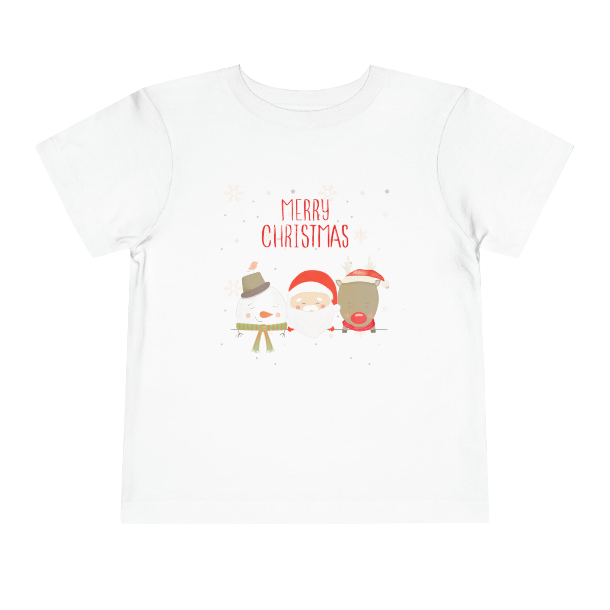 Merry Xmas Crew Toddler Short Sleeve Tee