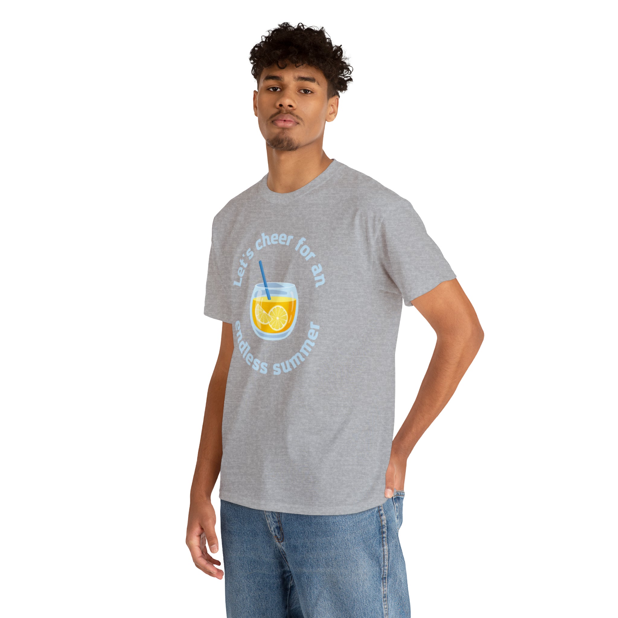 Let's Cheer For An Endless Summer Unisex Heavy Cotton Tee