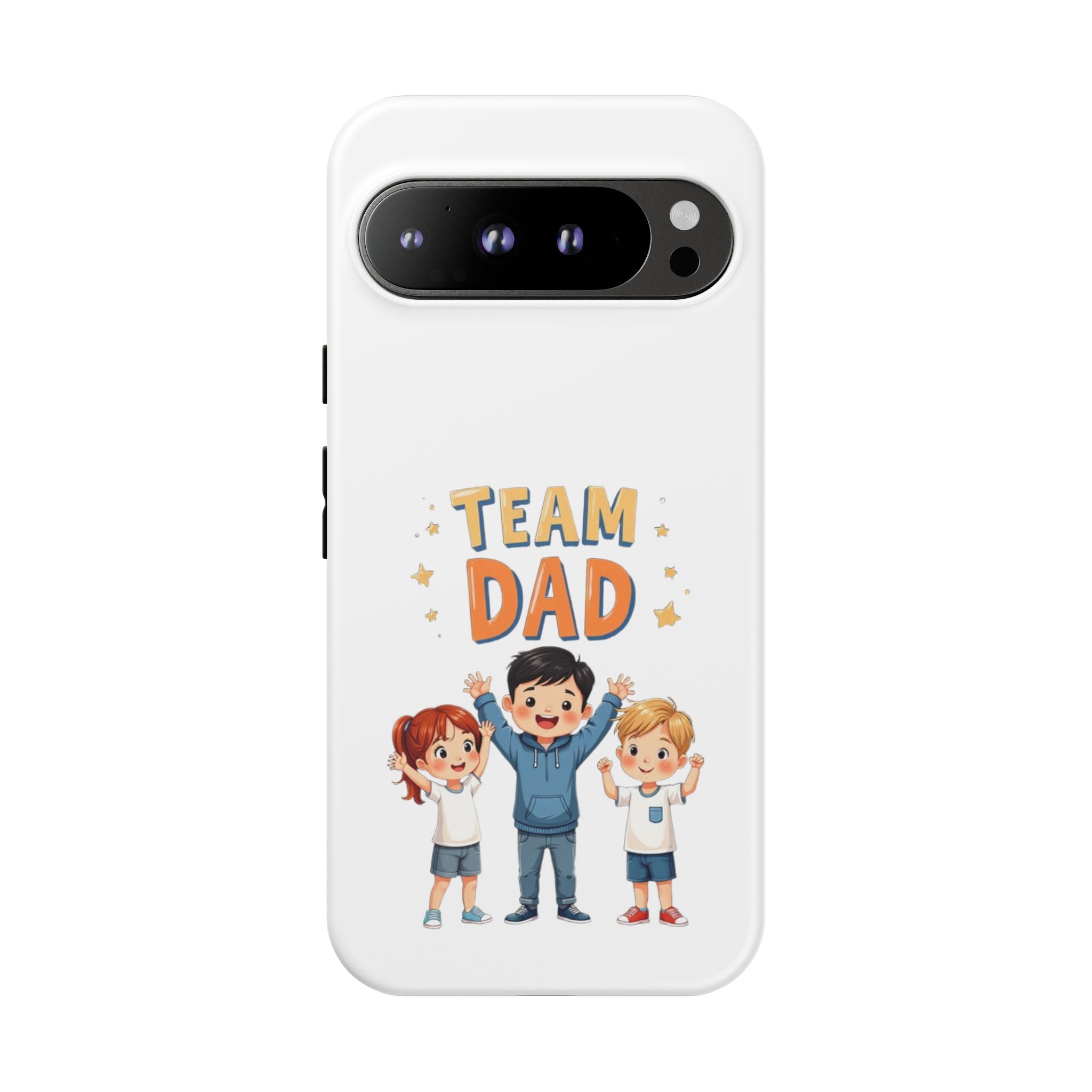 Team Dad Phone Case, Fun Gift for Fathers, Durable Phone Protector, Cute Dad Team Merchandise, Father's Day Special