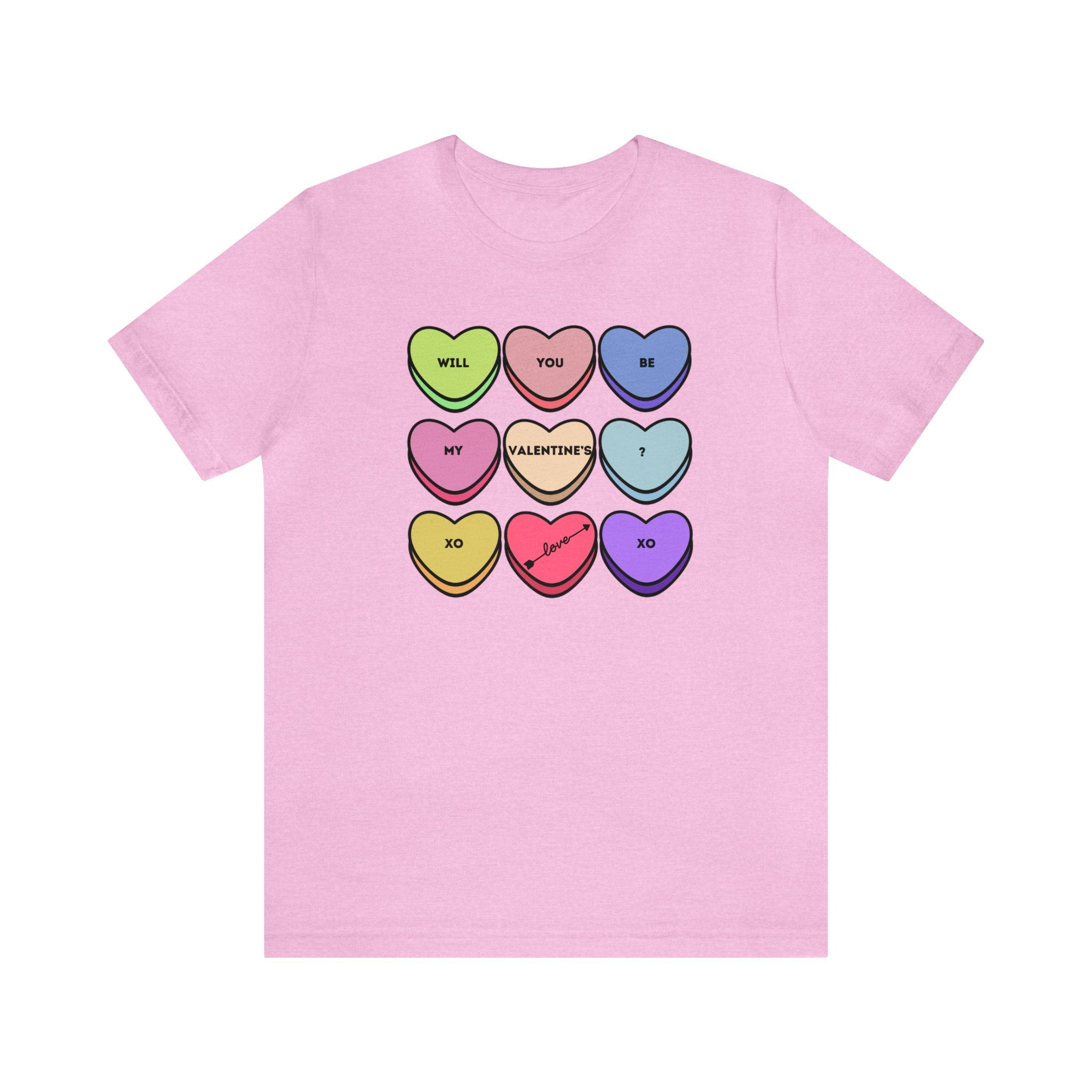 Will You Be My Valentine? Unisex Jersey Short Sleeve Tee