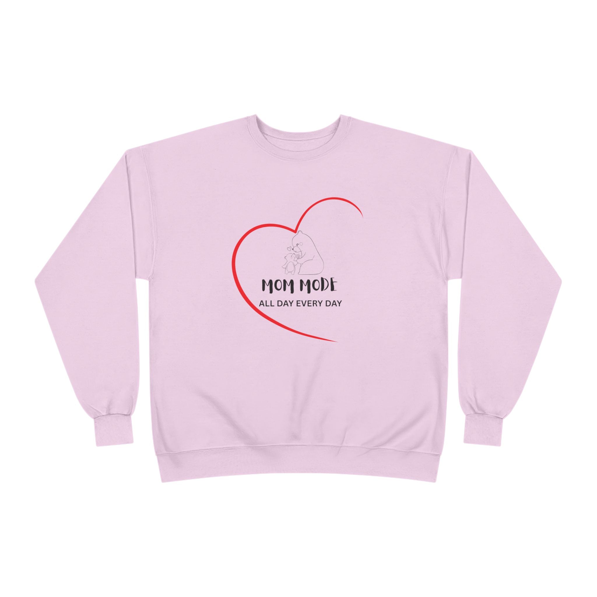 Mom Mode Eco-Friendly Crewneck Sweatshirt