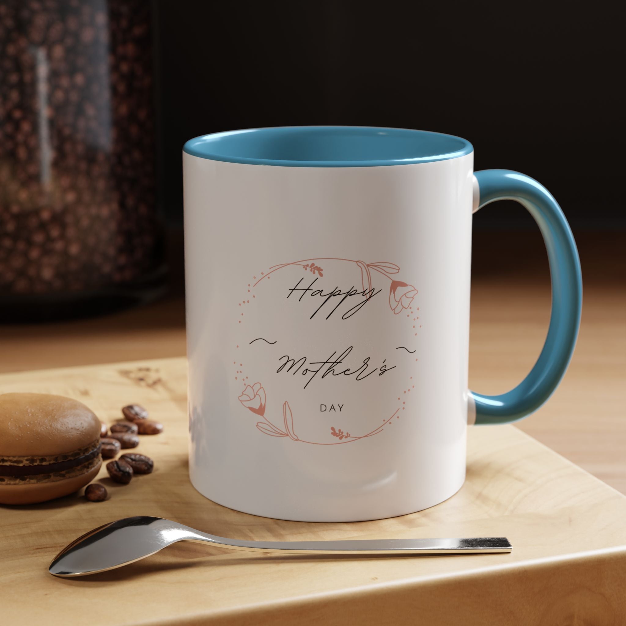 Happy Mom's Day Accent Coffee Mug  11oz & 15oz