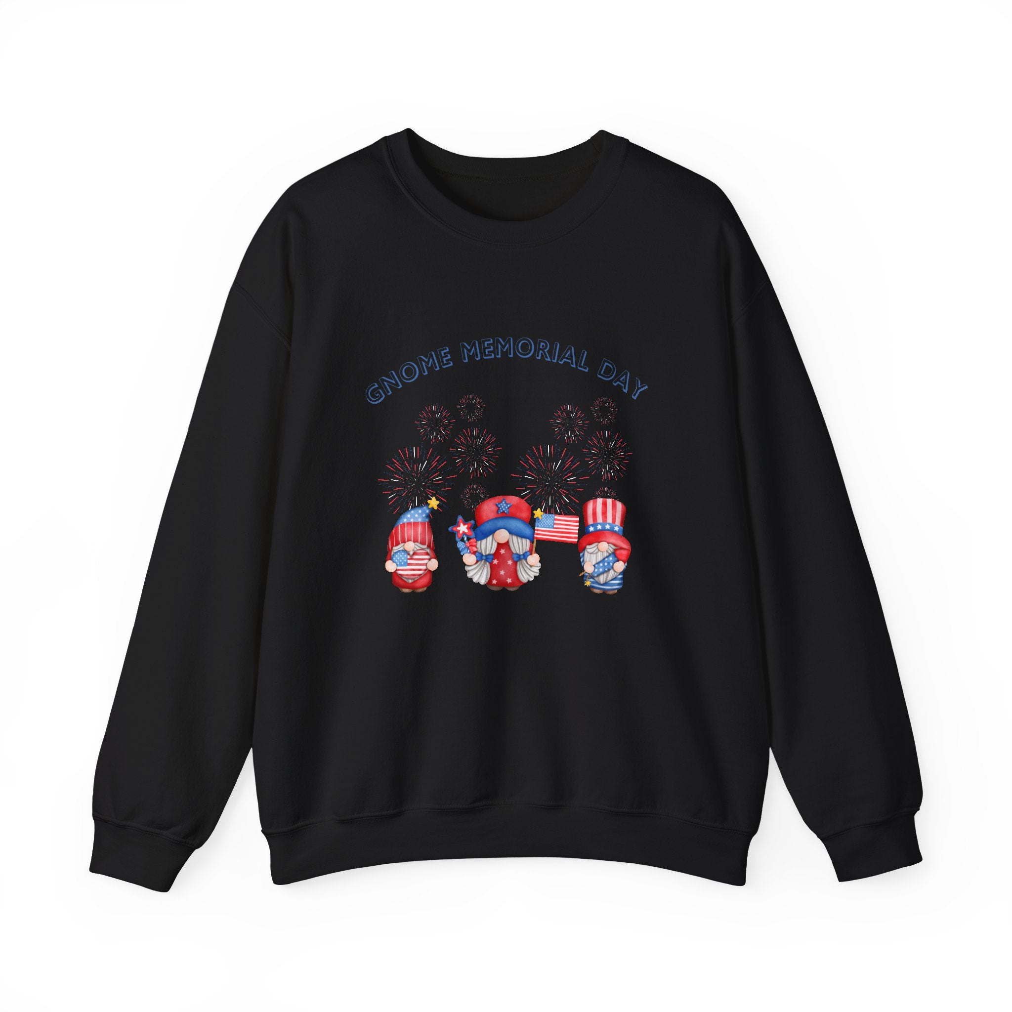 Gnome Memorial Day  Sweatshirt, Unisex Crewneck