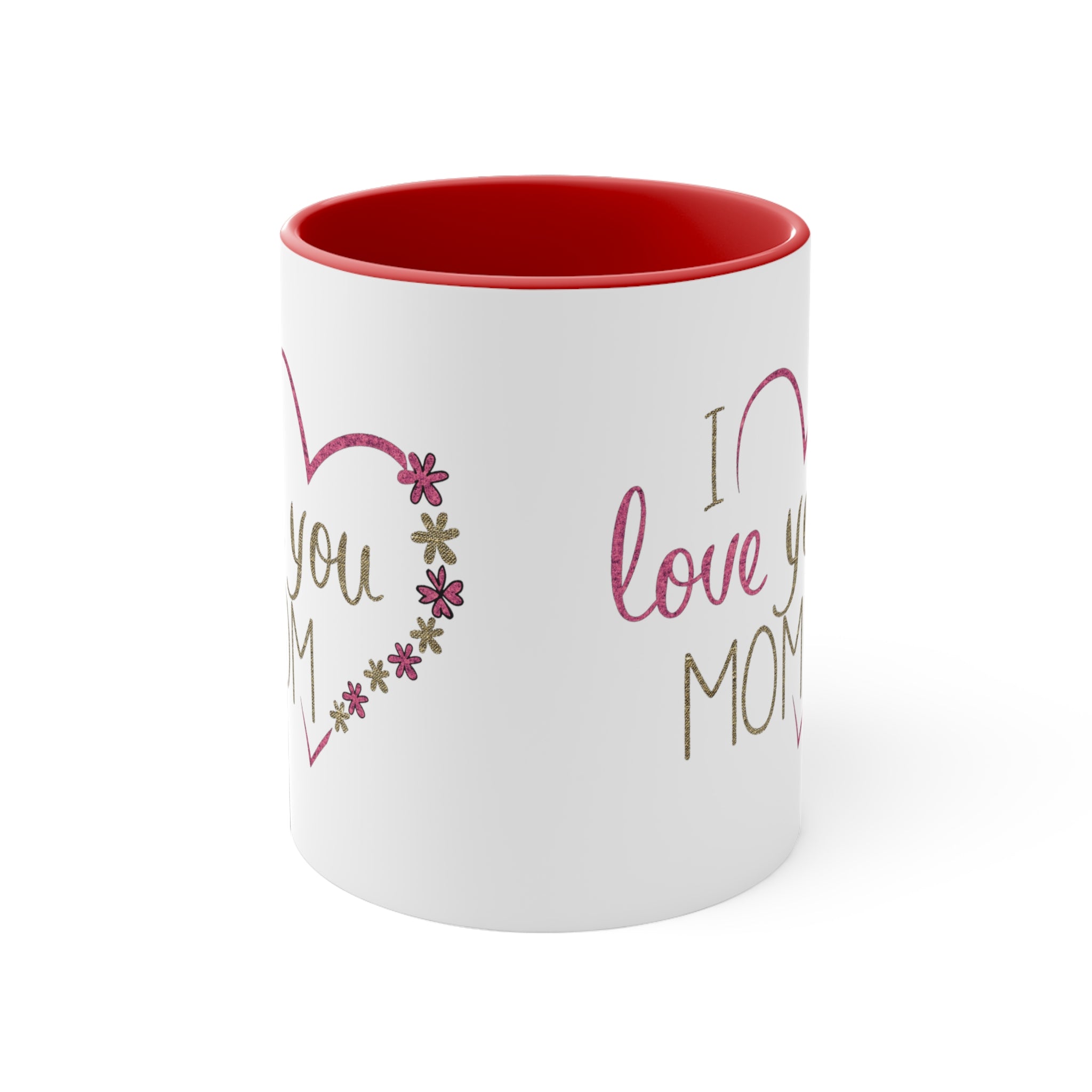 Mom, Happy Mother's Day Accent Coffee Mug, 11oz