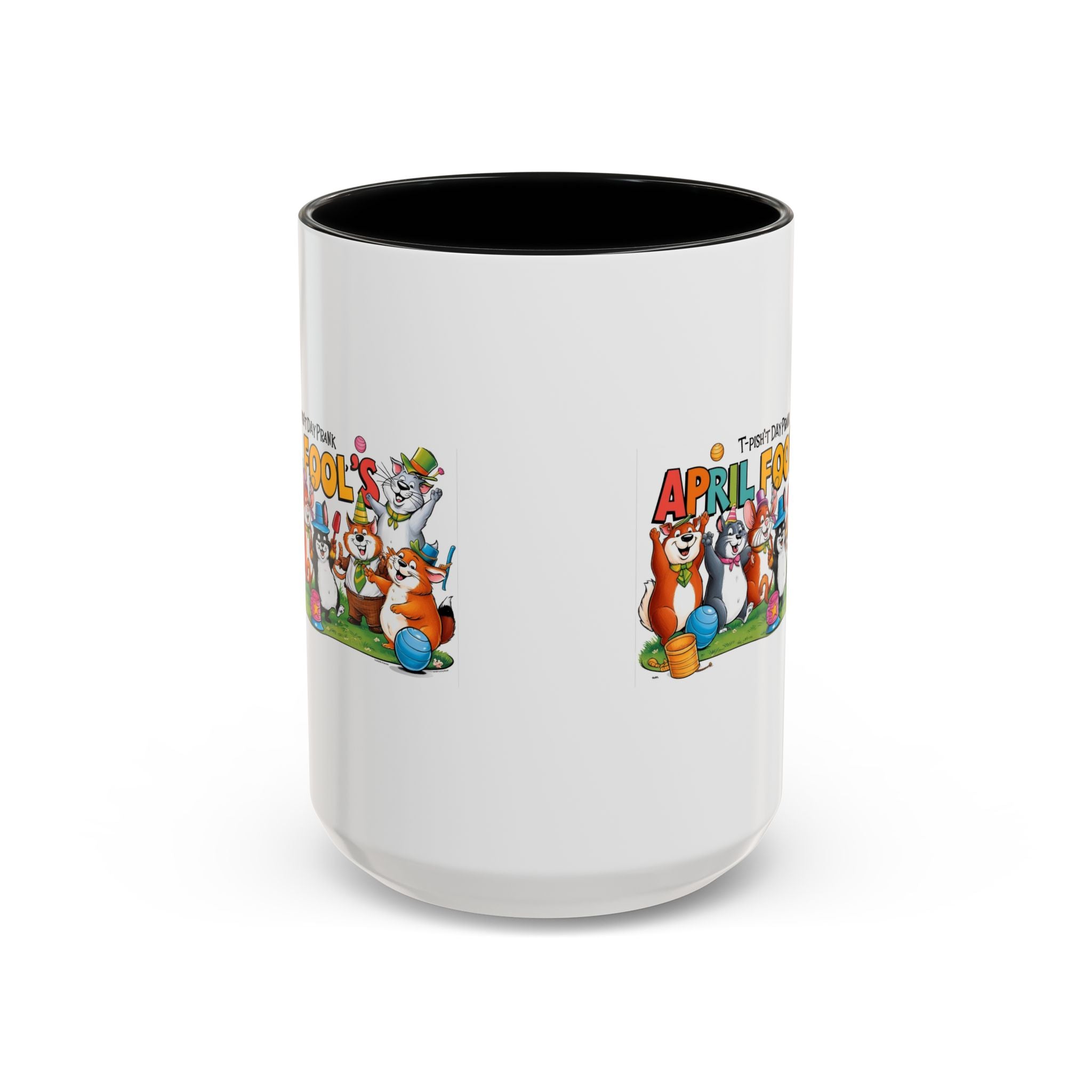 T-Pish'-T Day Prank Accent Coffee Mug