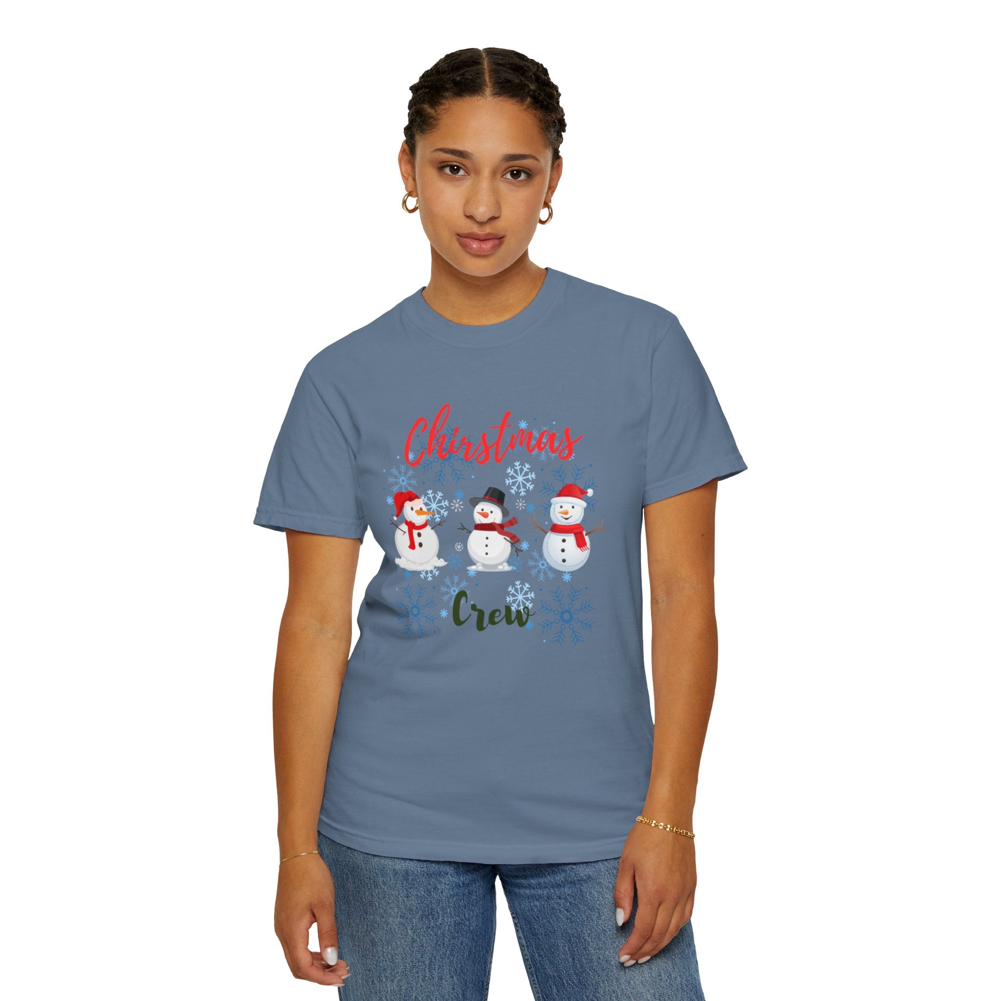 Christmas Crew Unisex Garment-Dyed T-shirt