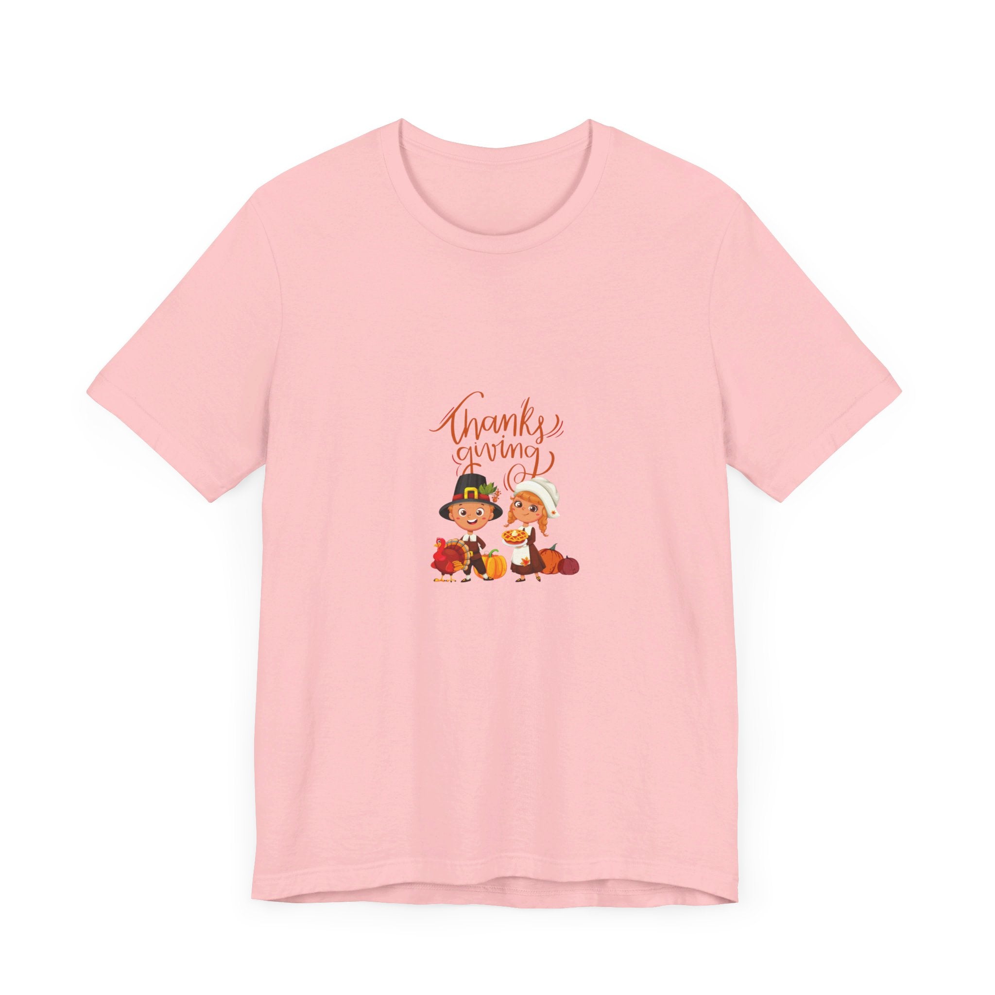 Happy Thanksgiving Unisex Jersey Short Sleeve Tee