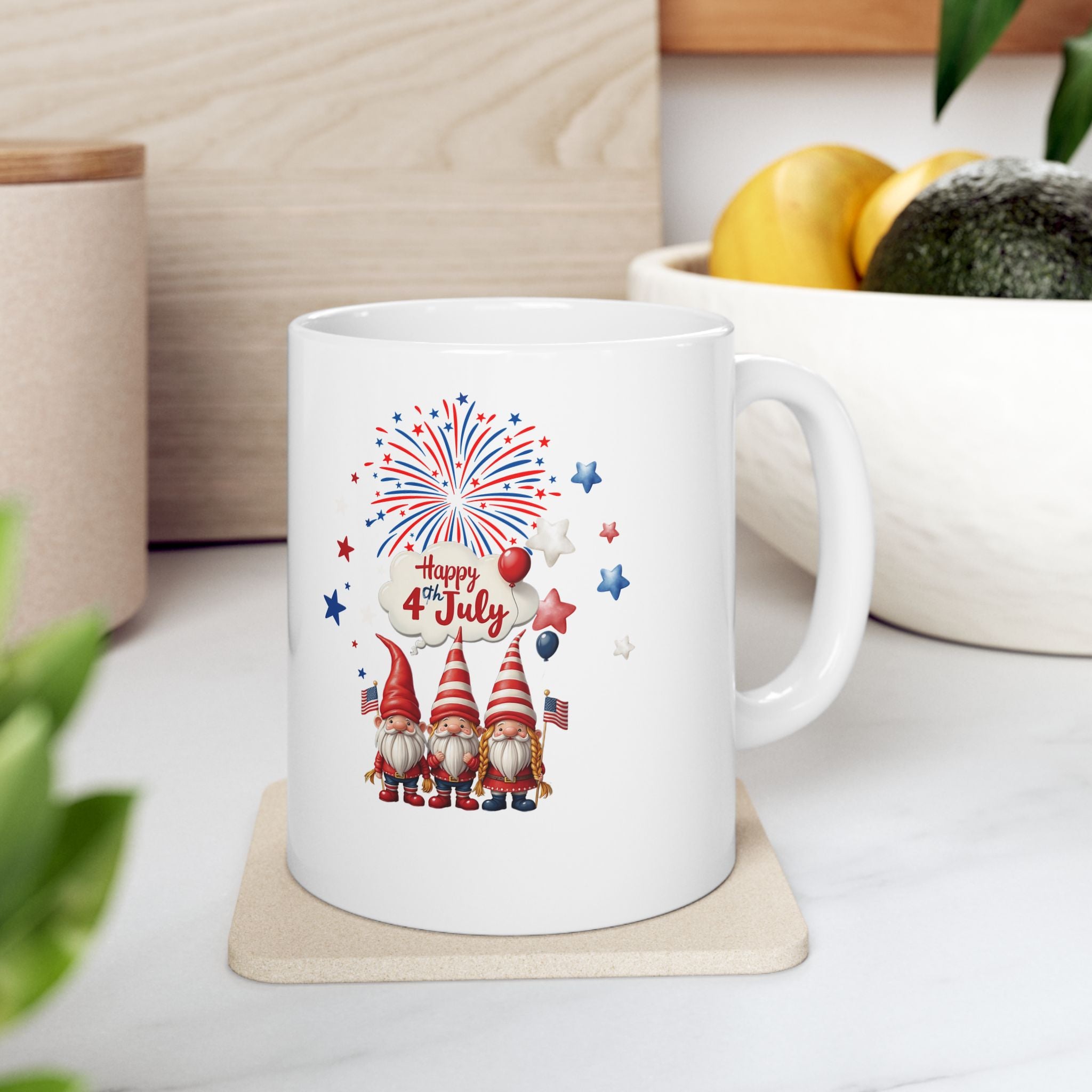 Gnome 4th of July Mug
