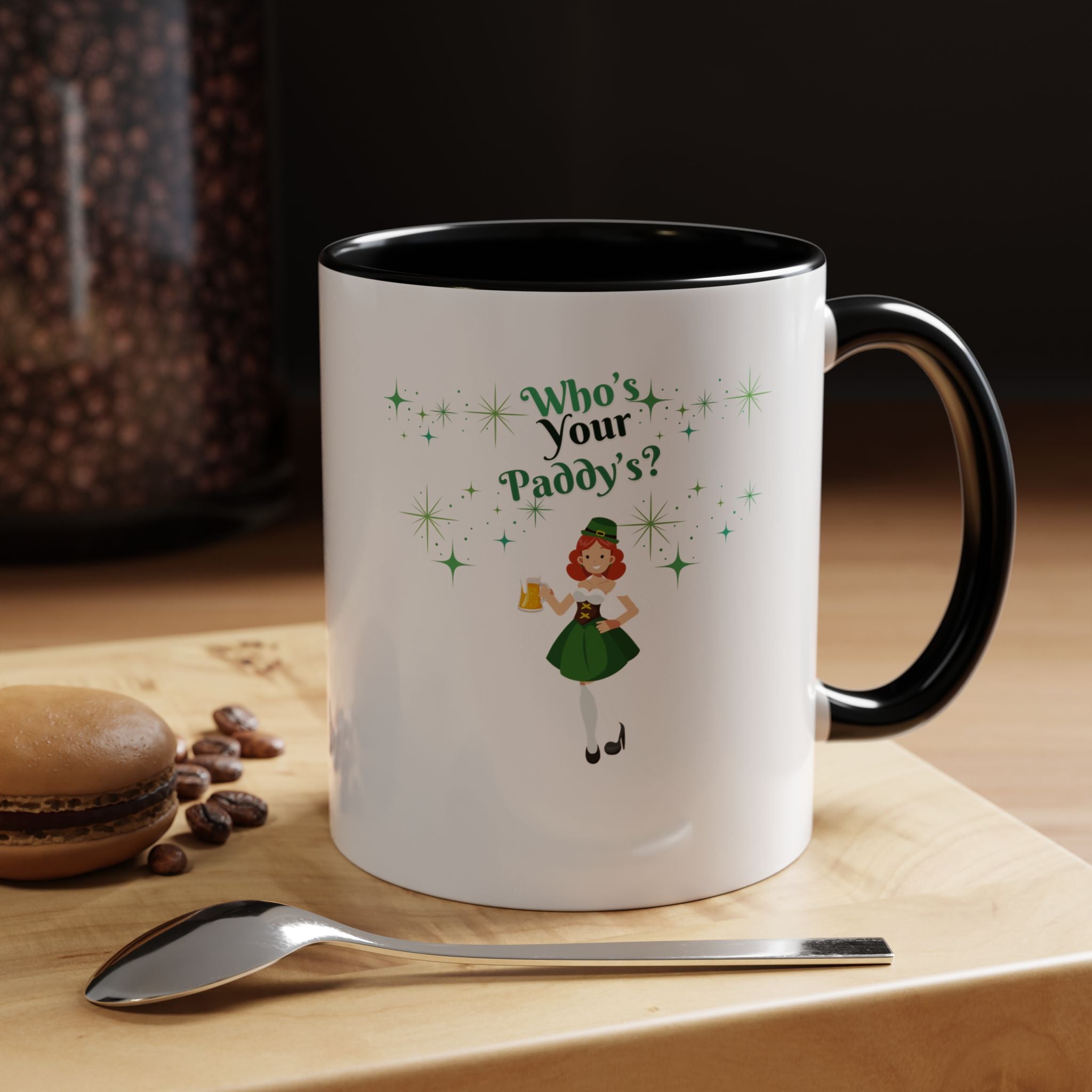 Who's Your Paddy's? Accent Coffee Mug