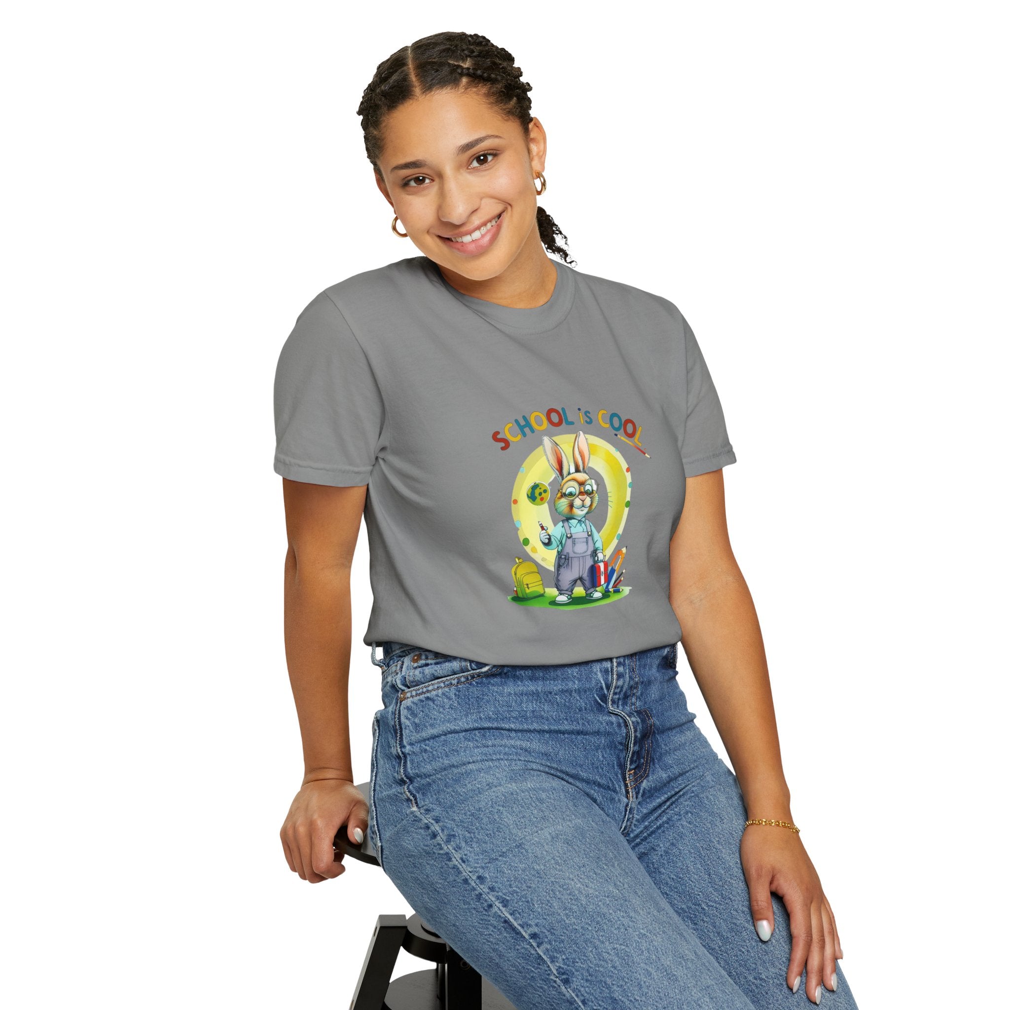 School is Cool Unisex Garment-Dyed Tee