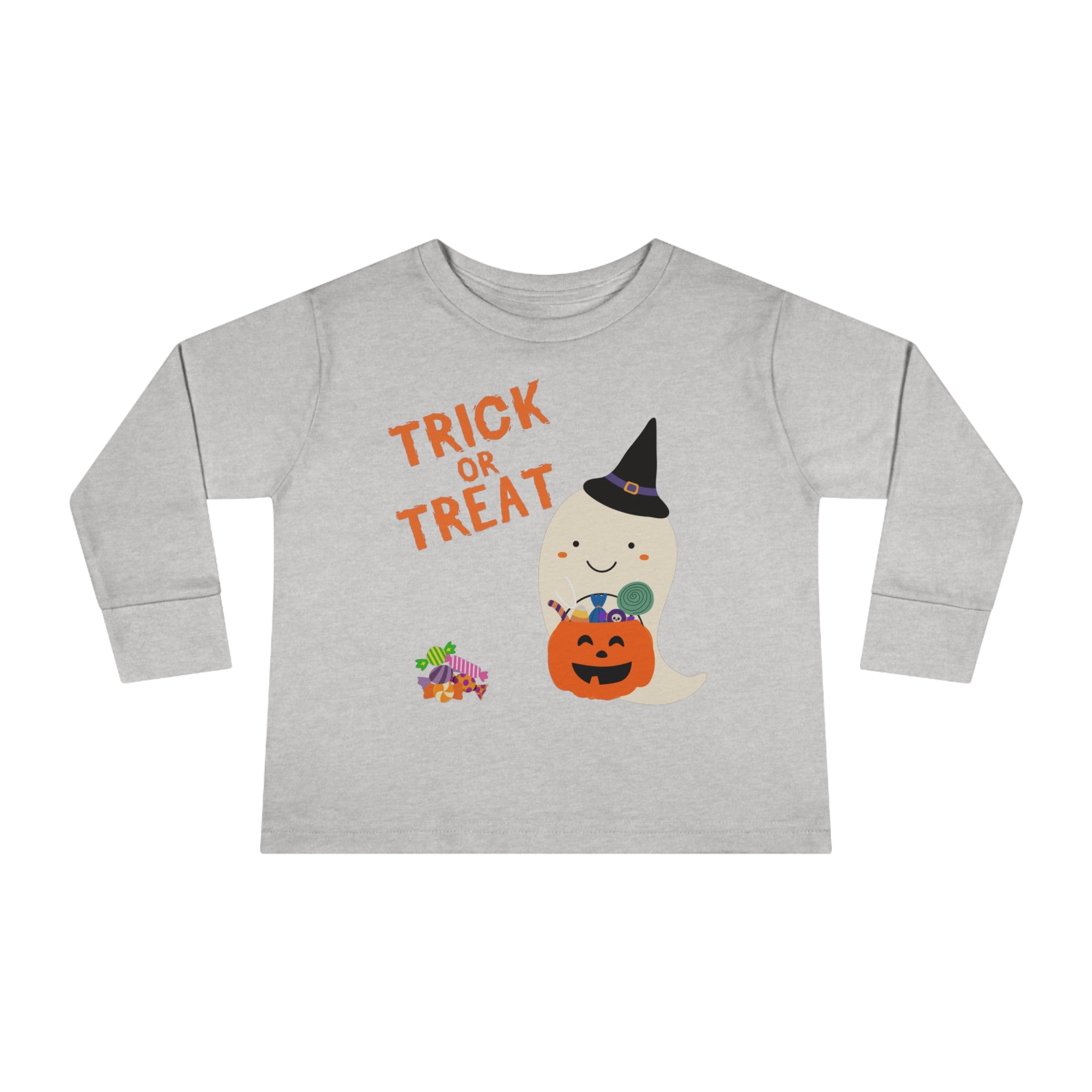 Trick or Treat Toddler Long Sleeve Tee