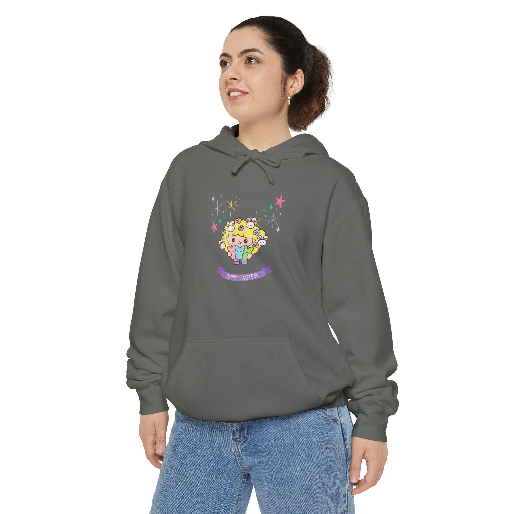 Easter Season Unisex Garment-Dye Hoodie