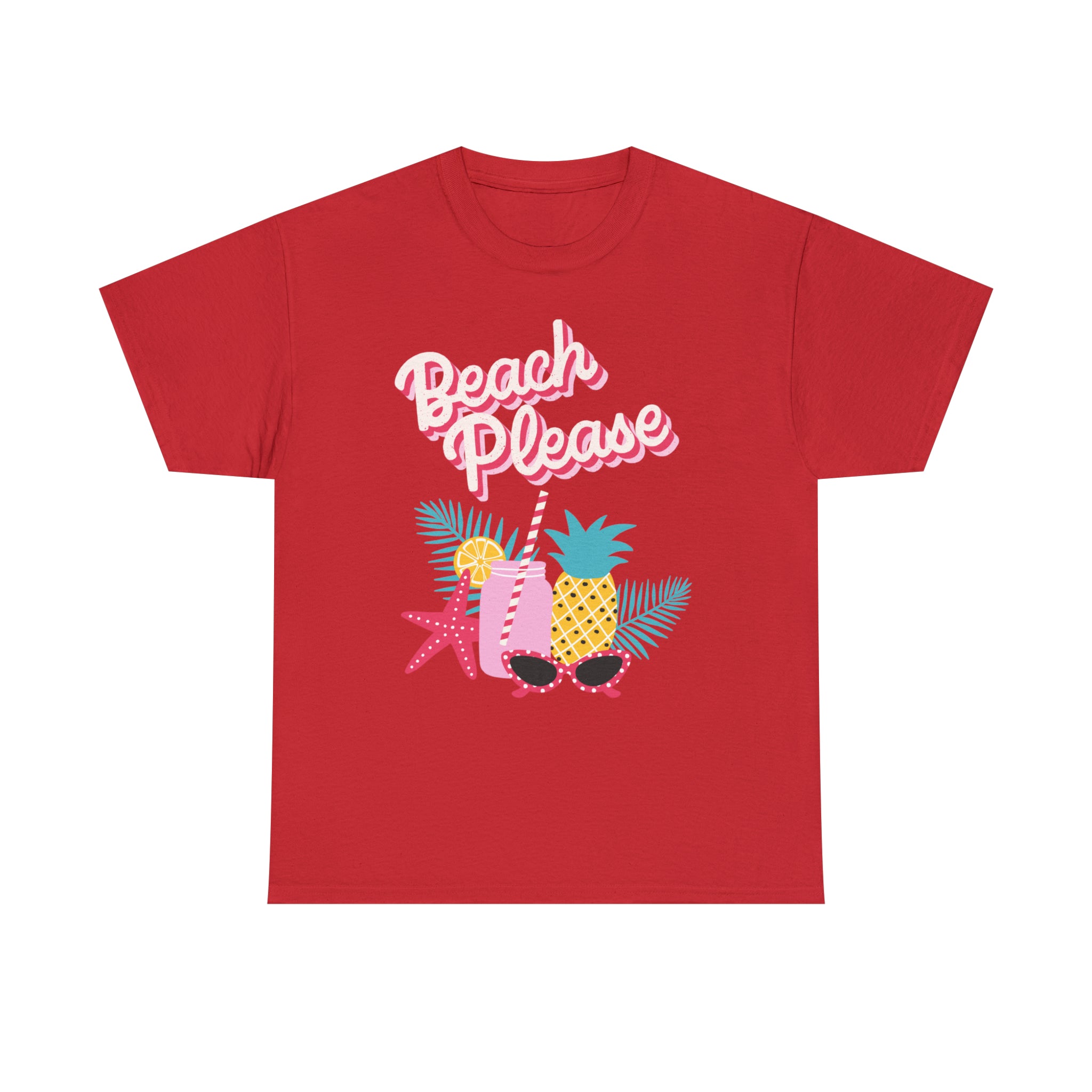 Beach Please Unisex Heavy Cotton Tee