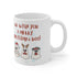 We Wish You A Merry Christmas Boo Ceramic Mug 11oz