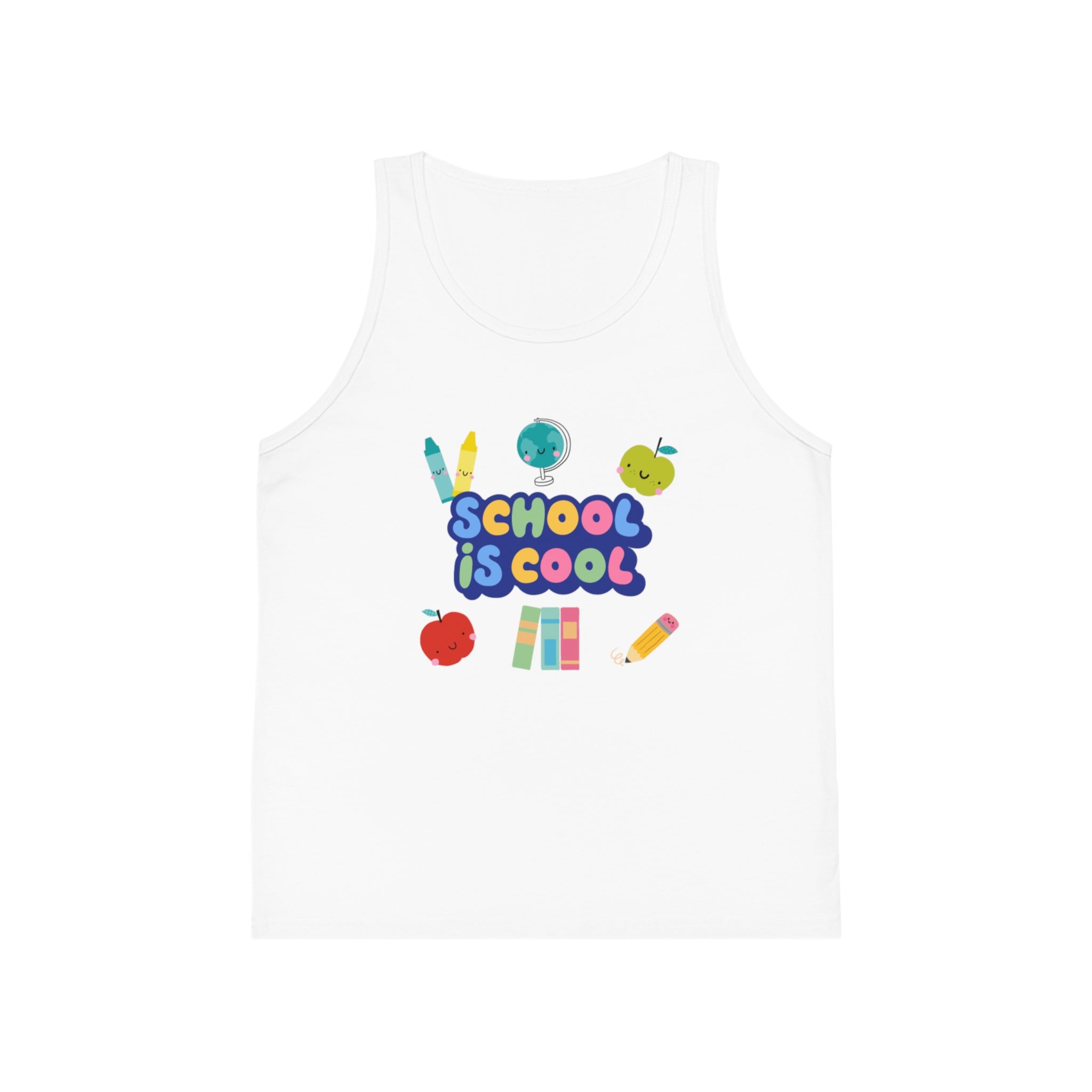 School Is Cool Kid's Jersey Tank Top