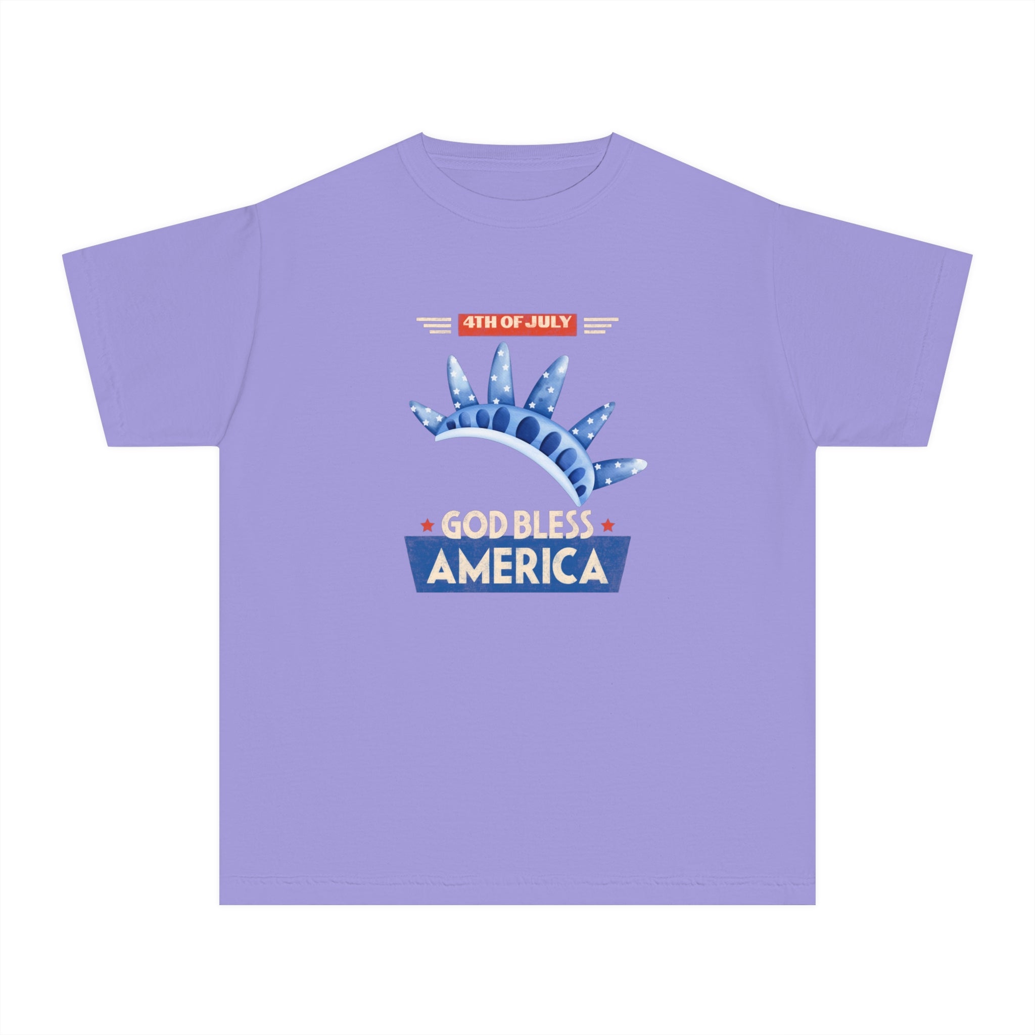 God Bless America Youth Midweight Tee