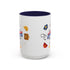 Happy Labor Day Wishes Accent Coffee Mug (11, 15oz)