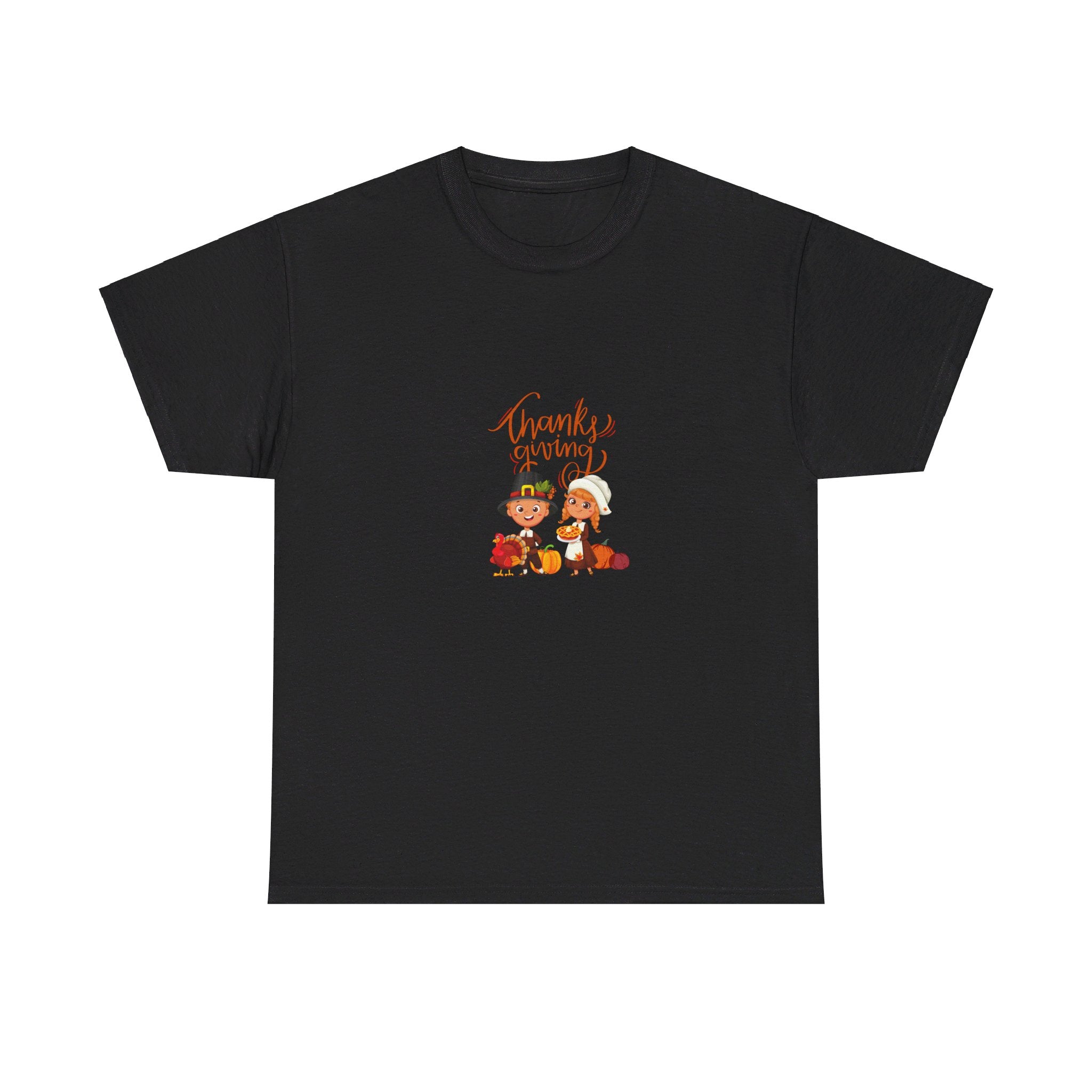 Happy Thanksgiving Unisex Heavy Cotton Tee