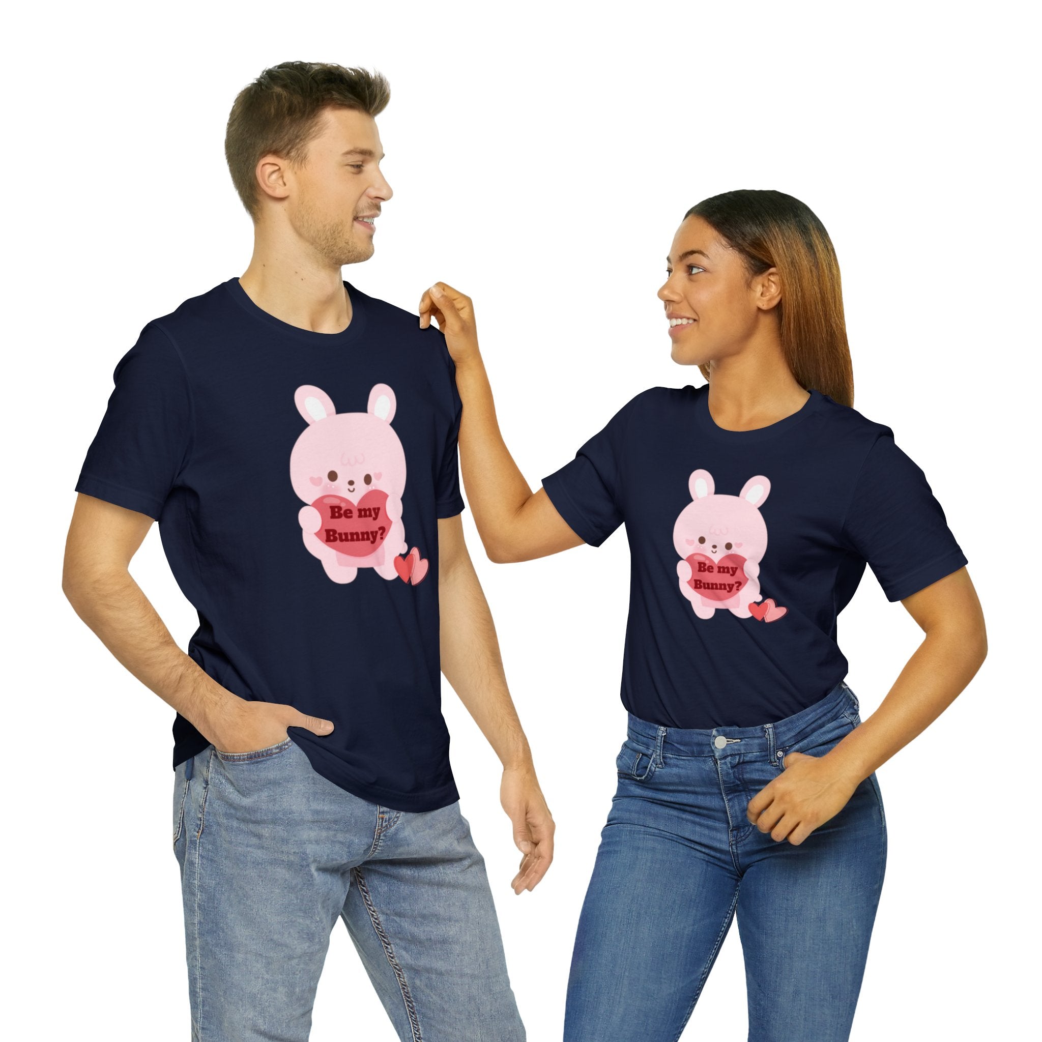 V-Day BunnyUnisex Jersey Short Sleeve Tee