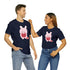 V-Day BunnyUnisex Jersey Short Sleeve Tee