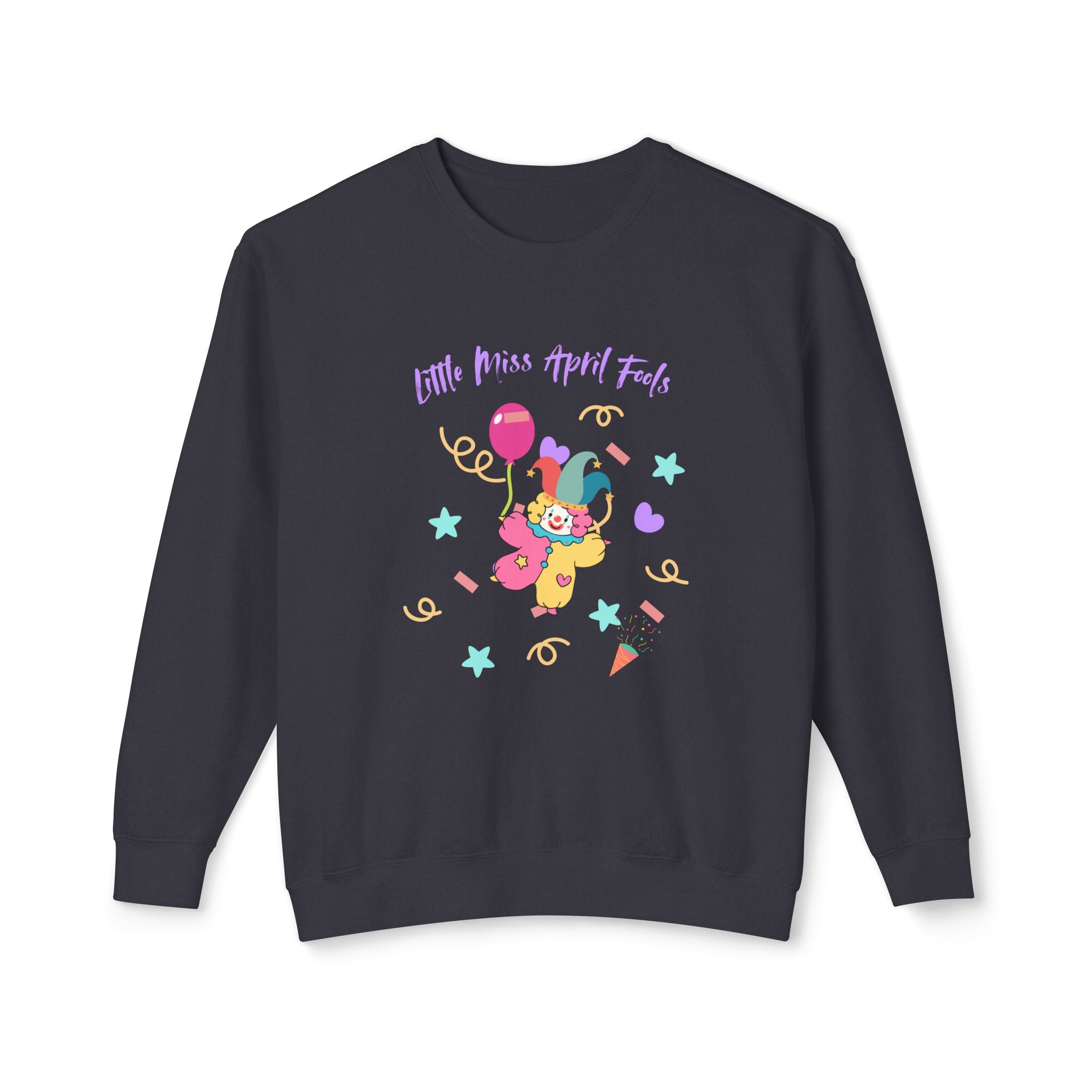 Little Miss April Fool's Day Lightweight Crewneck Sweatshirt