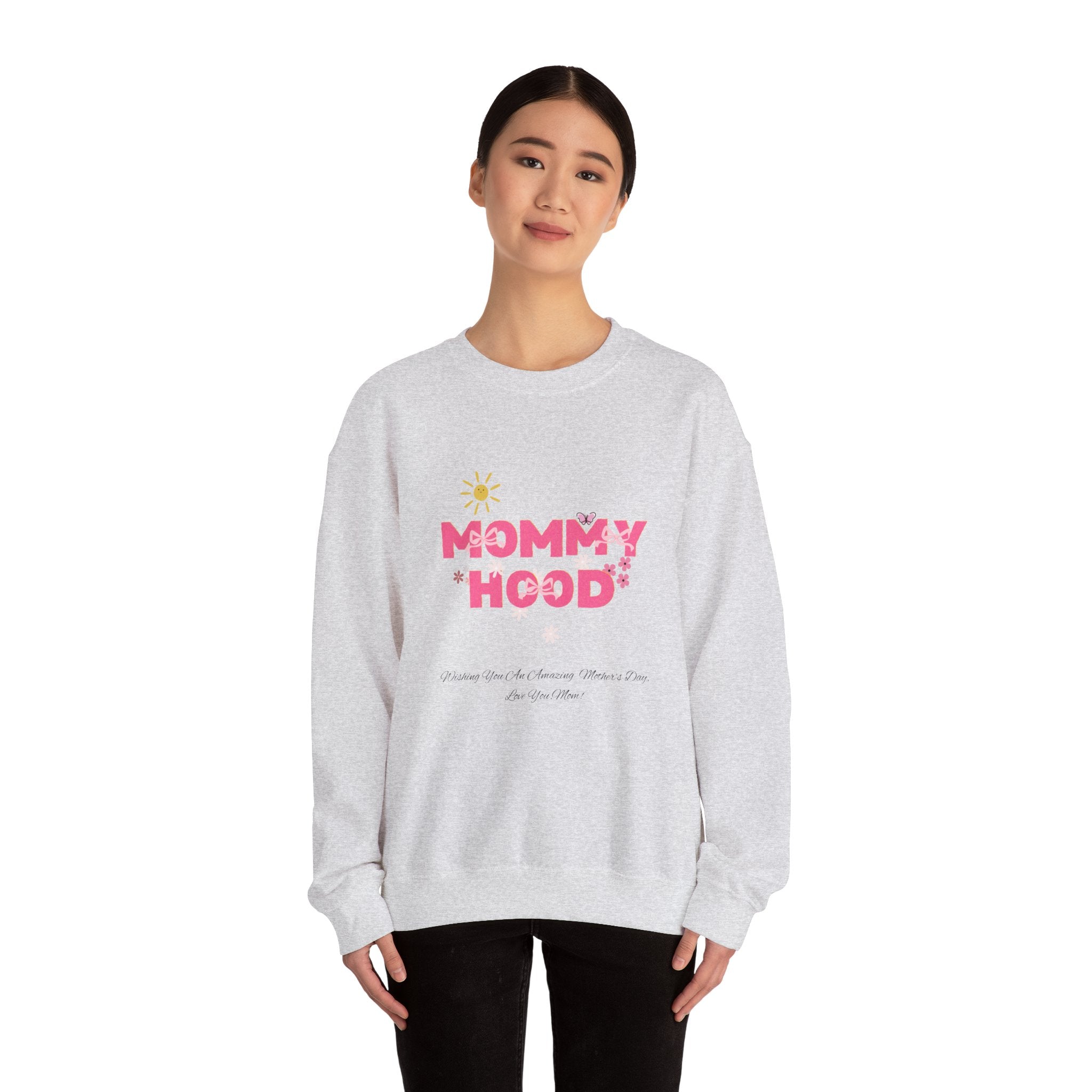 Mommy Hood Unisex Crewneck Sweatshirt