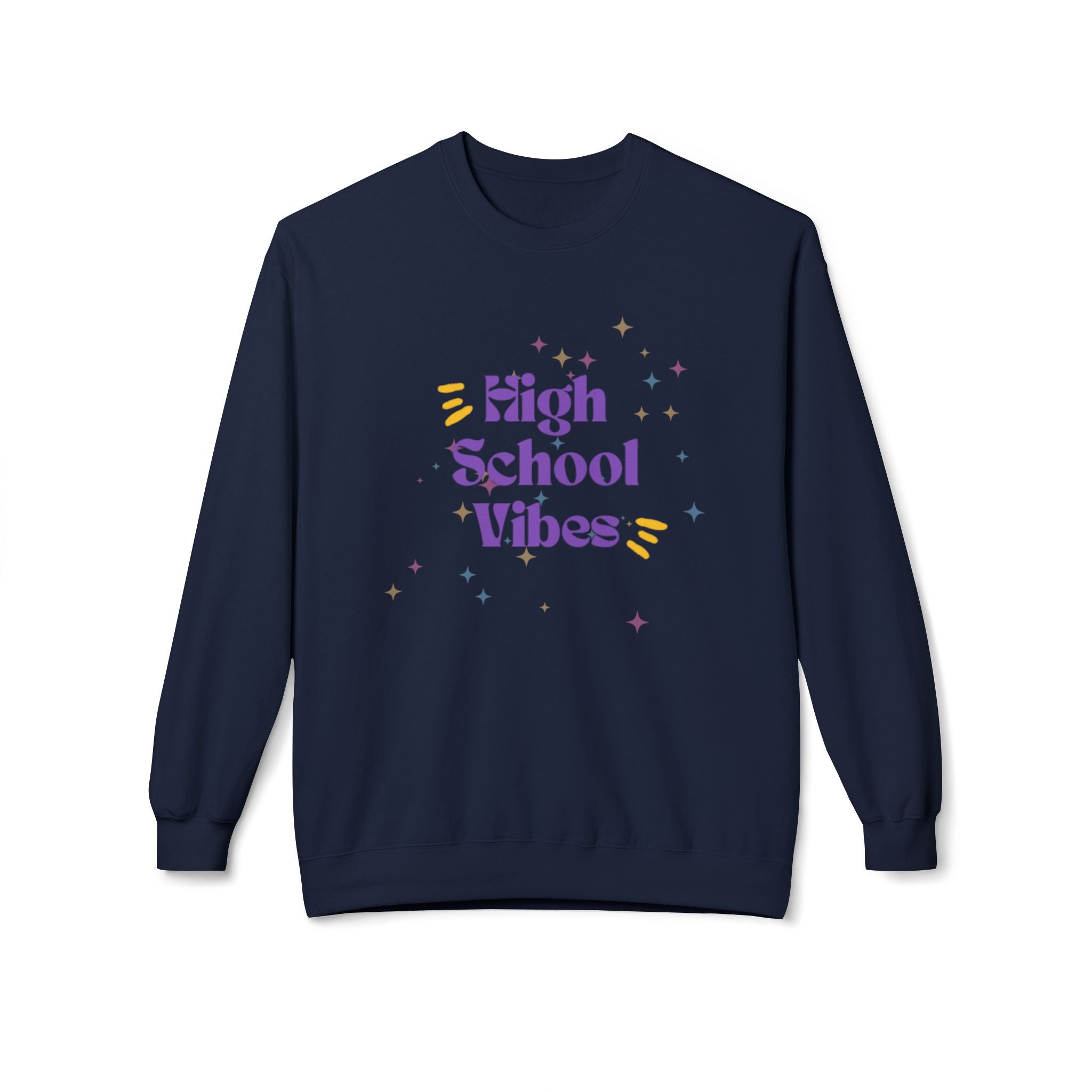 High School Vibes Unisex Midweight Softstyle Fleece Crewneck Sweatshirt