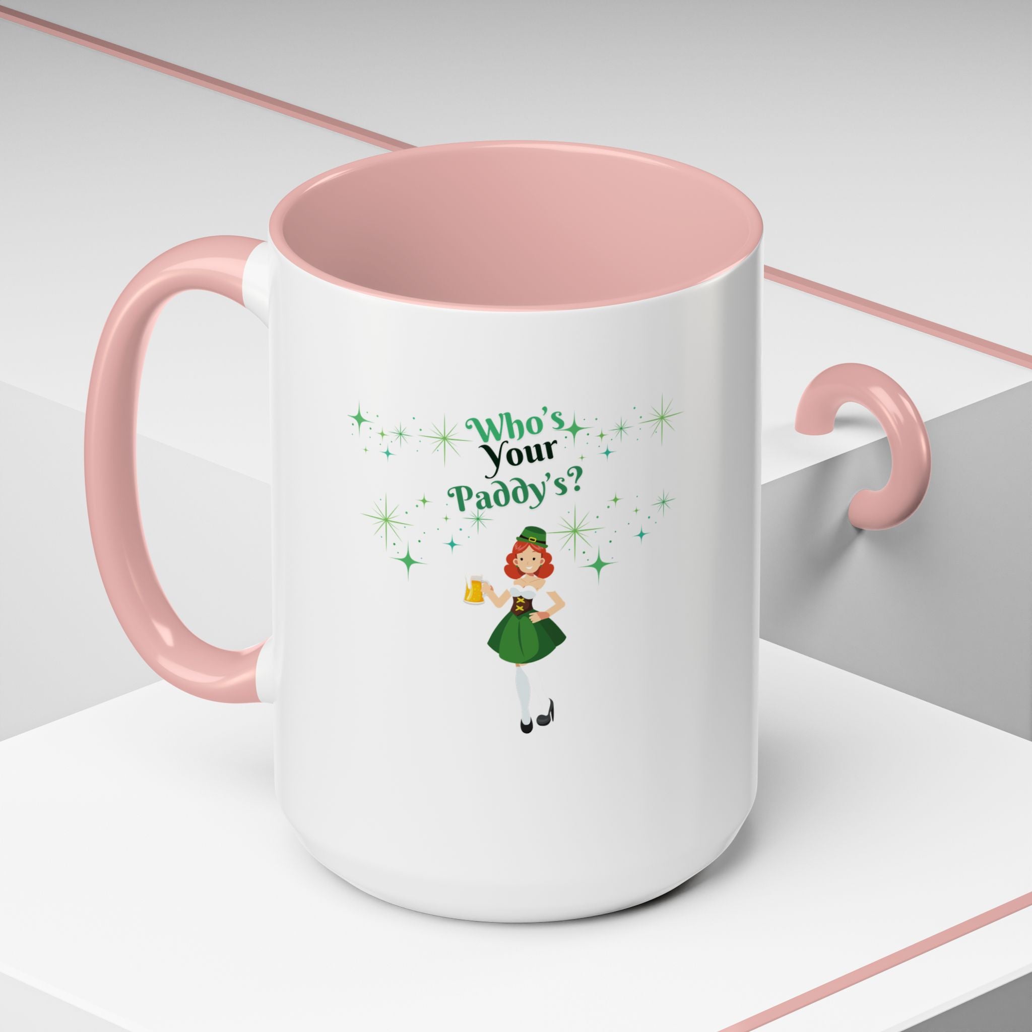 Who's Your Paddy's? Accent Coffee Mug