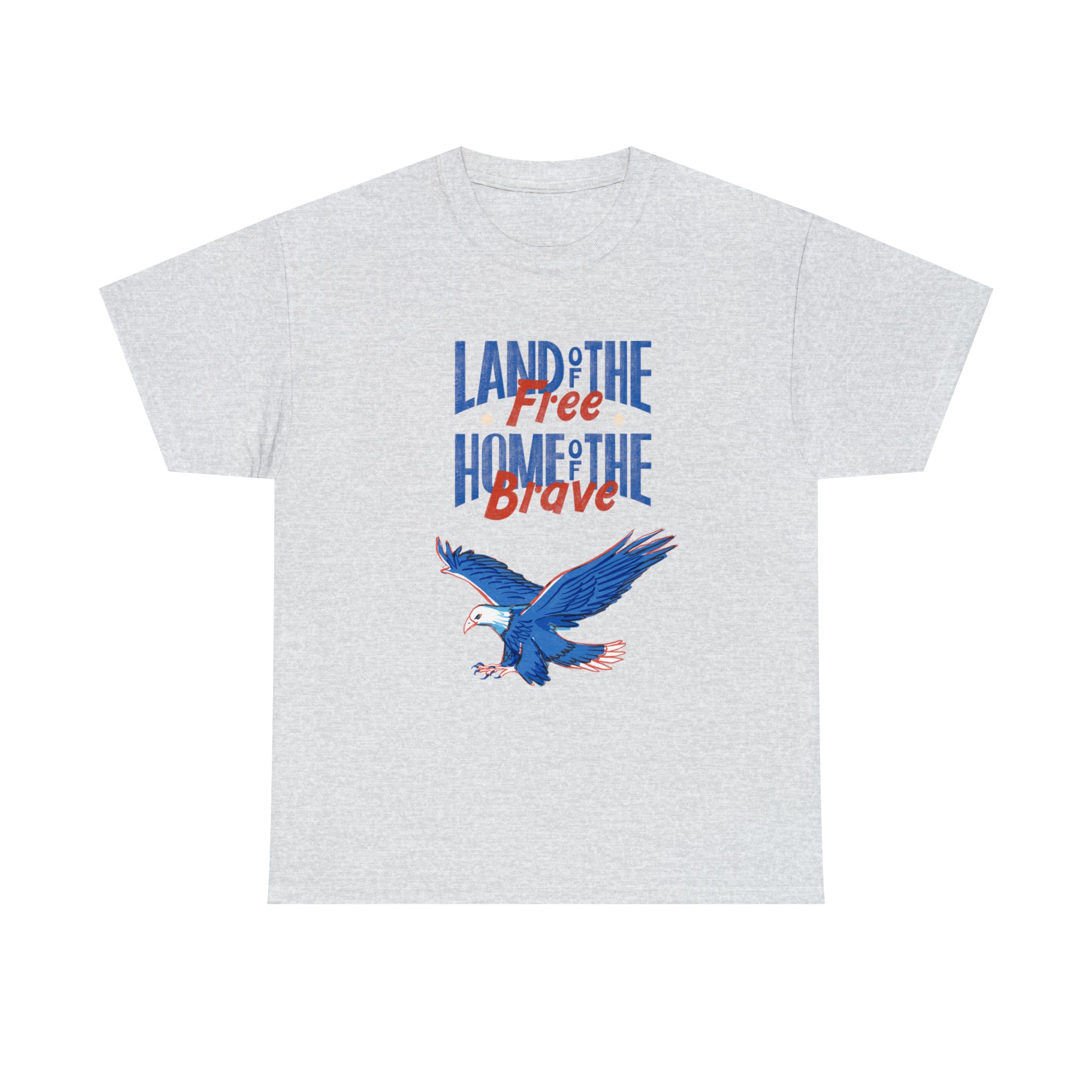 Land Of The Free Home Of The Brave Unisex Heavy Cotton Tee