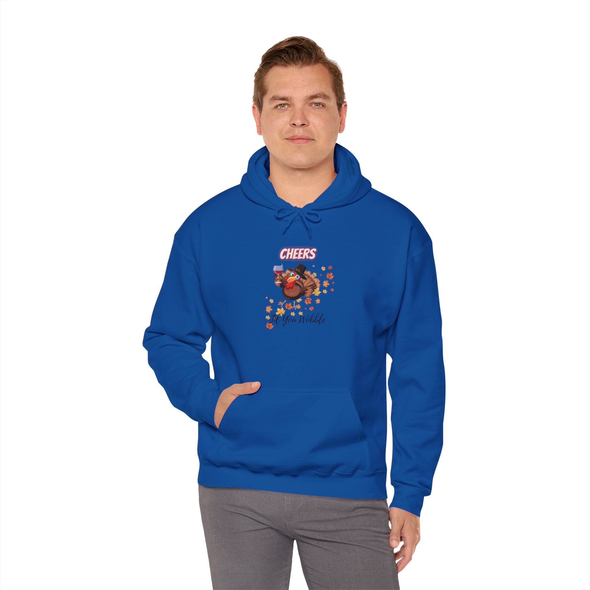 Cheers Til You Wobble Unisex Heavy Blend™ Hooded Sweatshirt