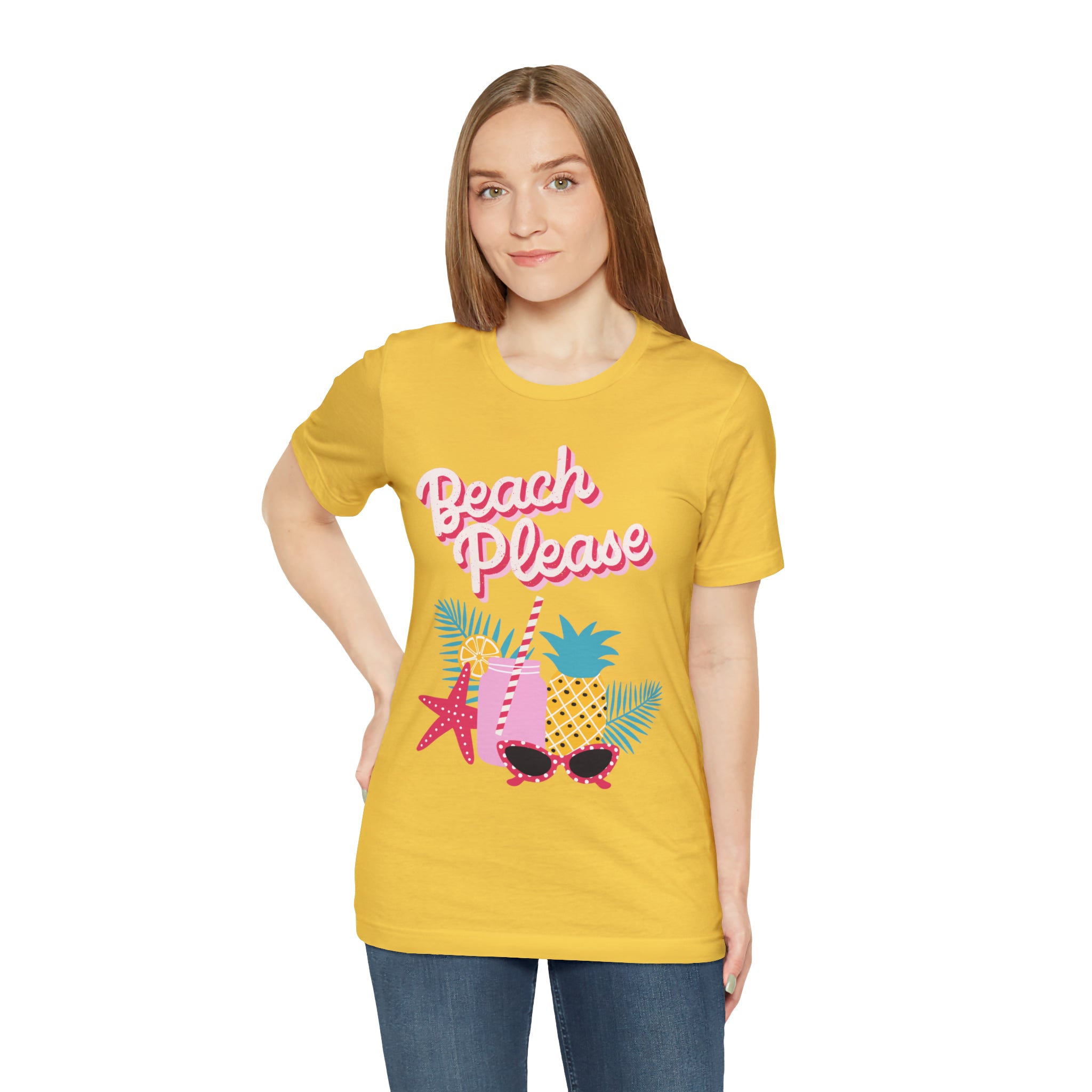 Beach Please Unisex Jersey Short Sleeve Tee