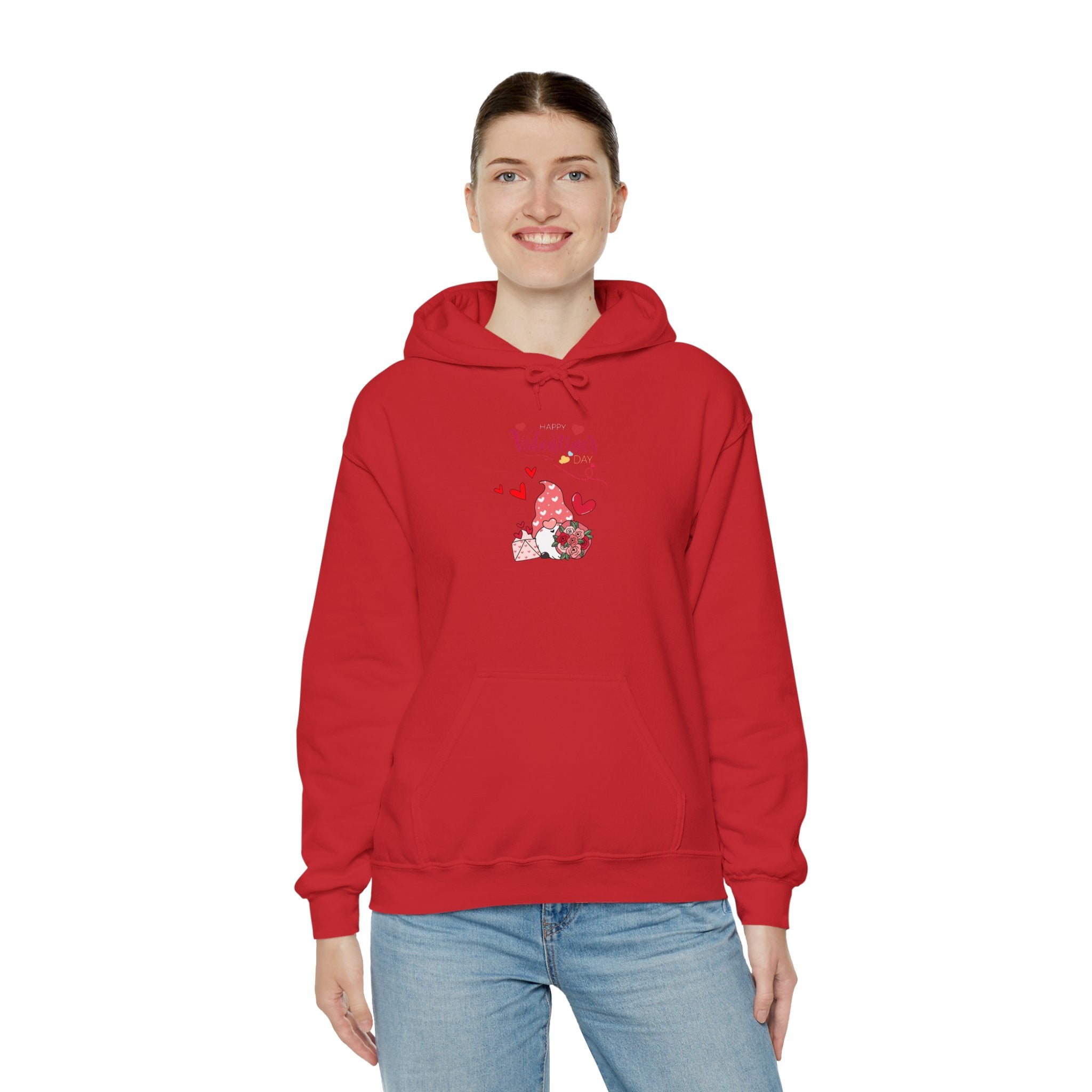 Gnome Valentine's Day Unisex Heavy Blend™ Hooded Sweatshirt