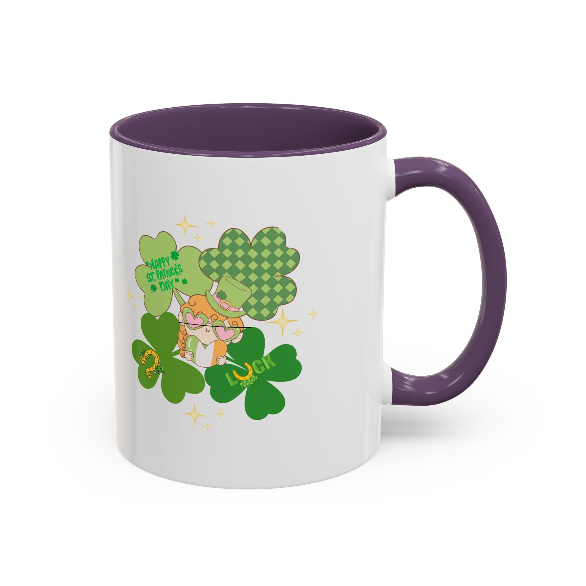 Retro St. Paddy's Day Accent Coffee Mug - 11oz & 15oz