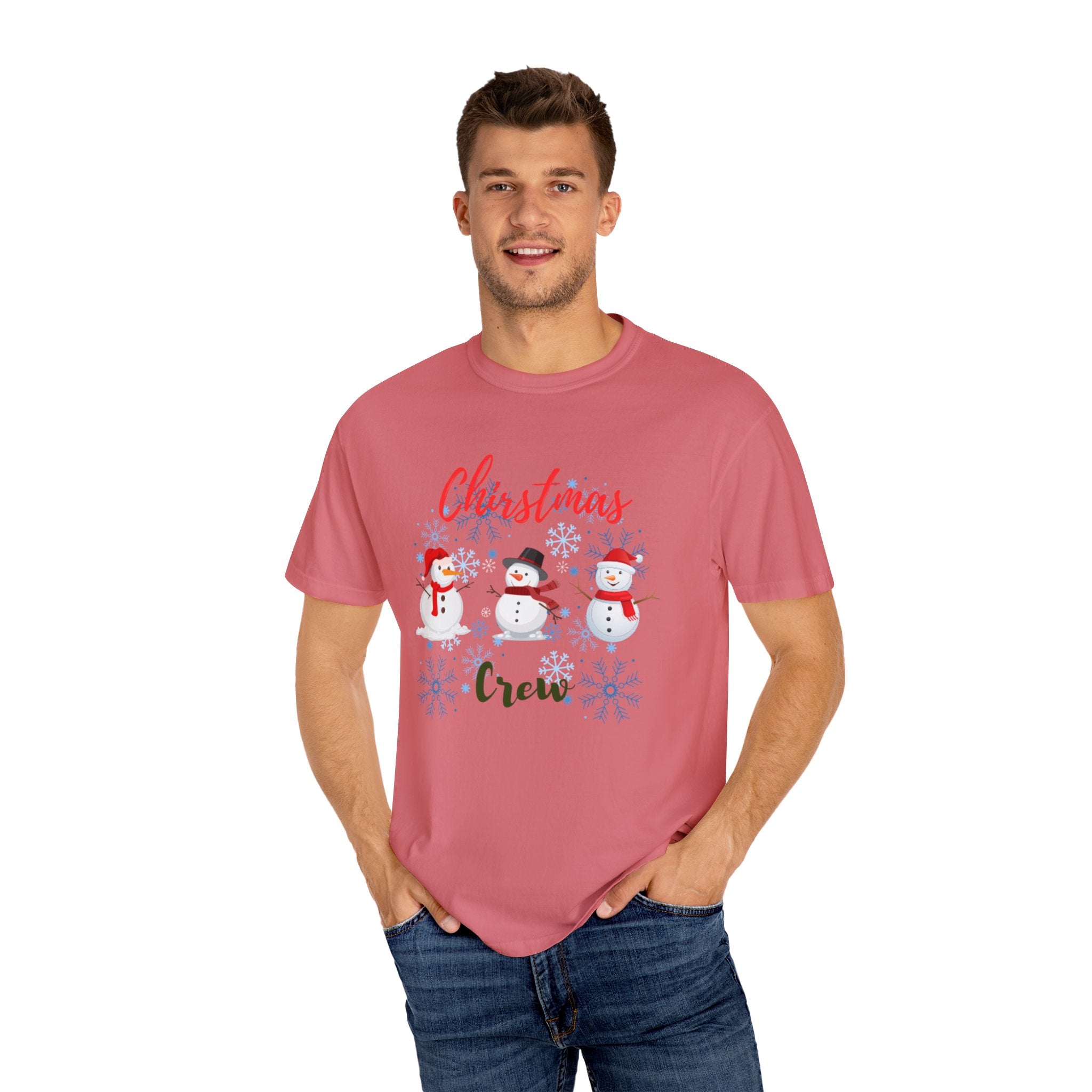 Christmas Crew Unisex Garment-Dyed T-shirt