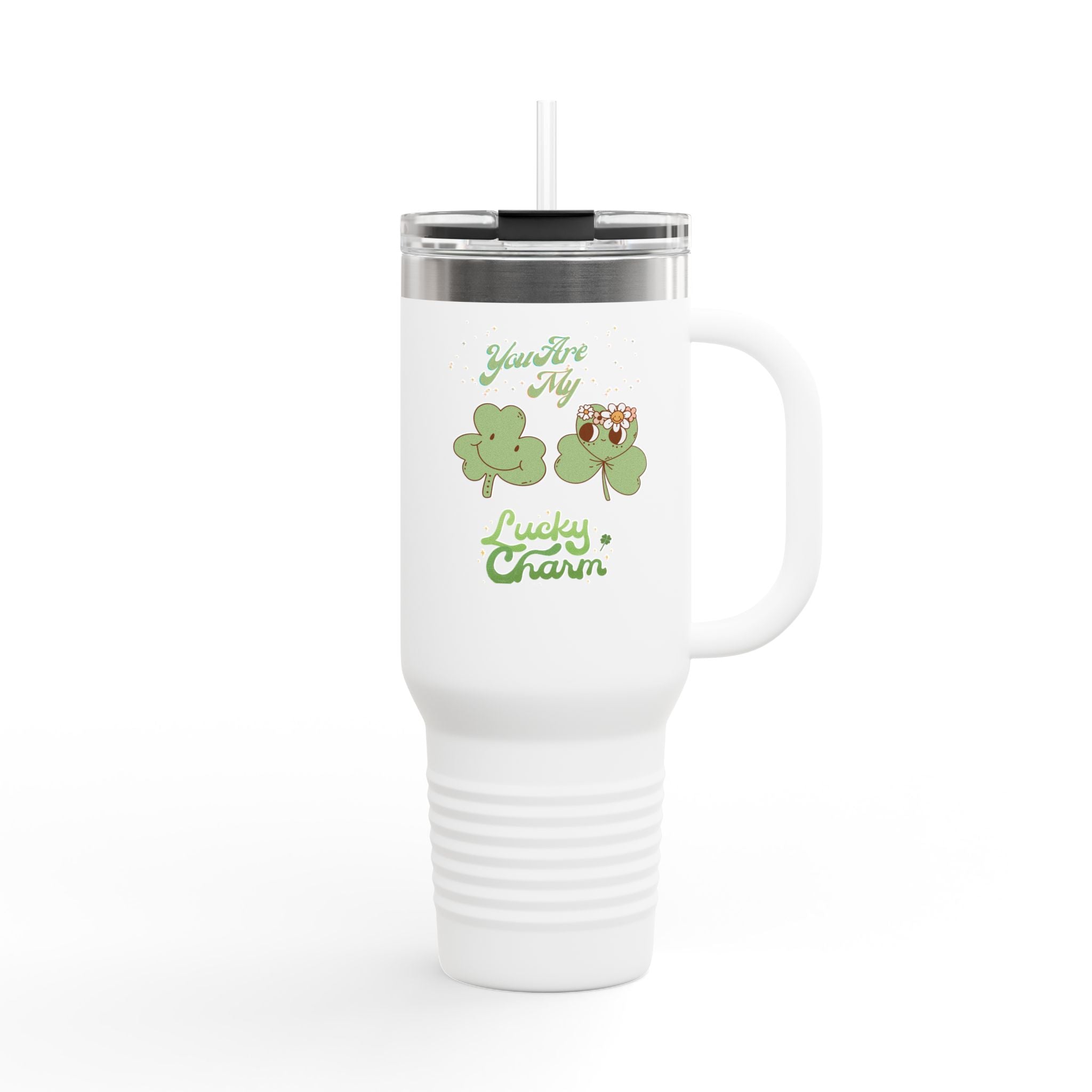 You’re My Lucky Charm Insulated Travel Mug - 40oz St. Patrick's Day Drinkware
