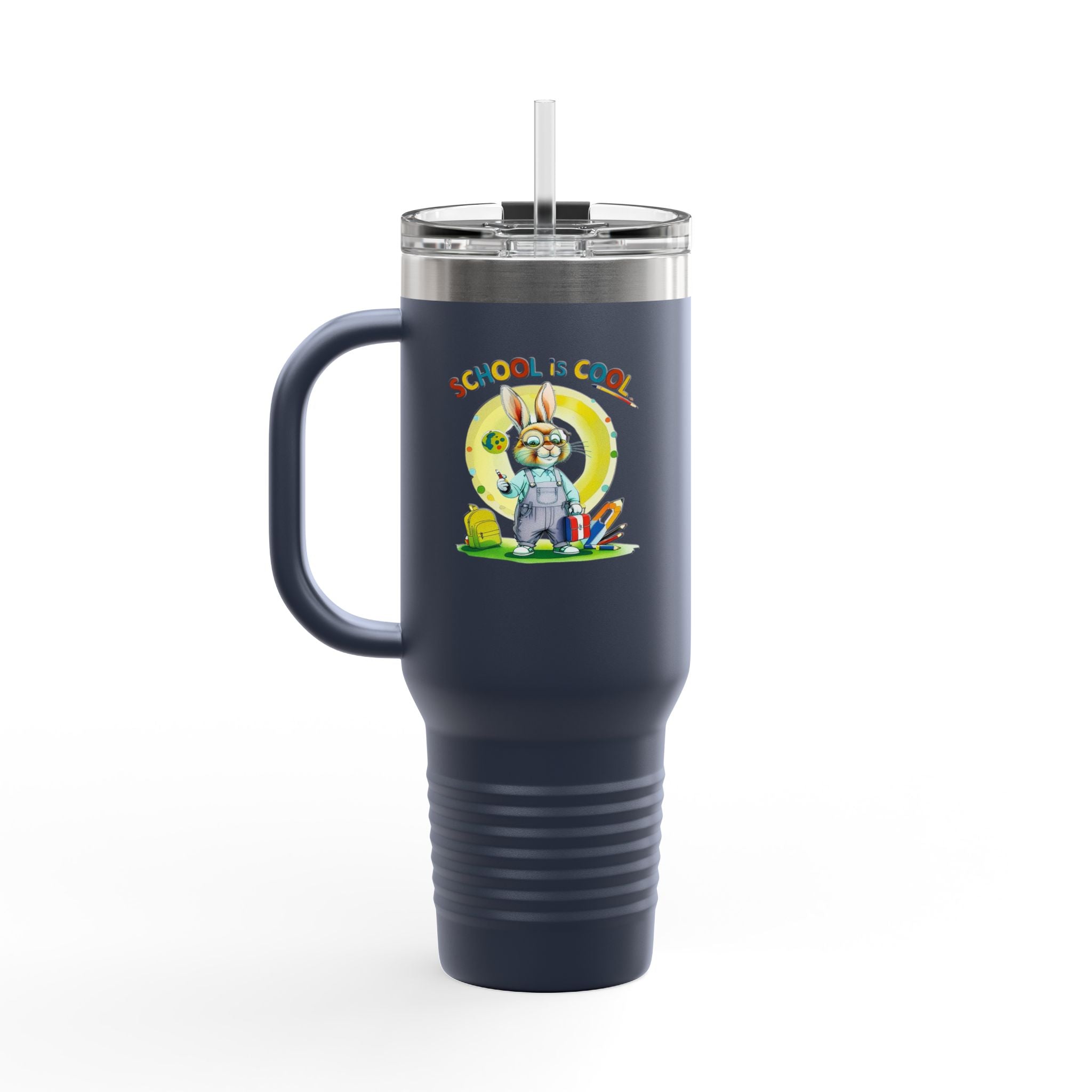School is Cool Insulated Travel Mug for Students, 40oz